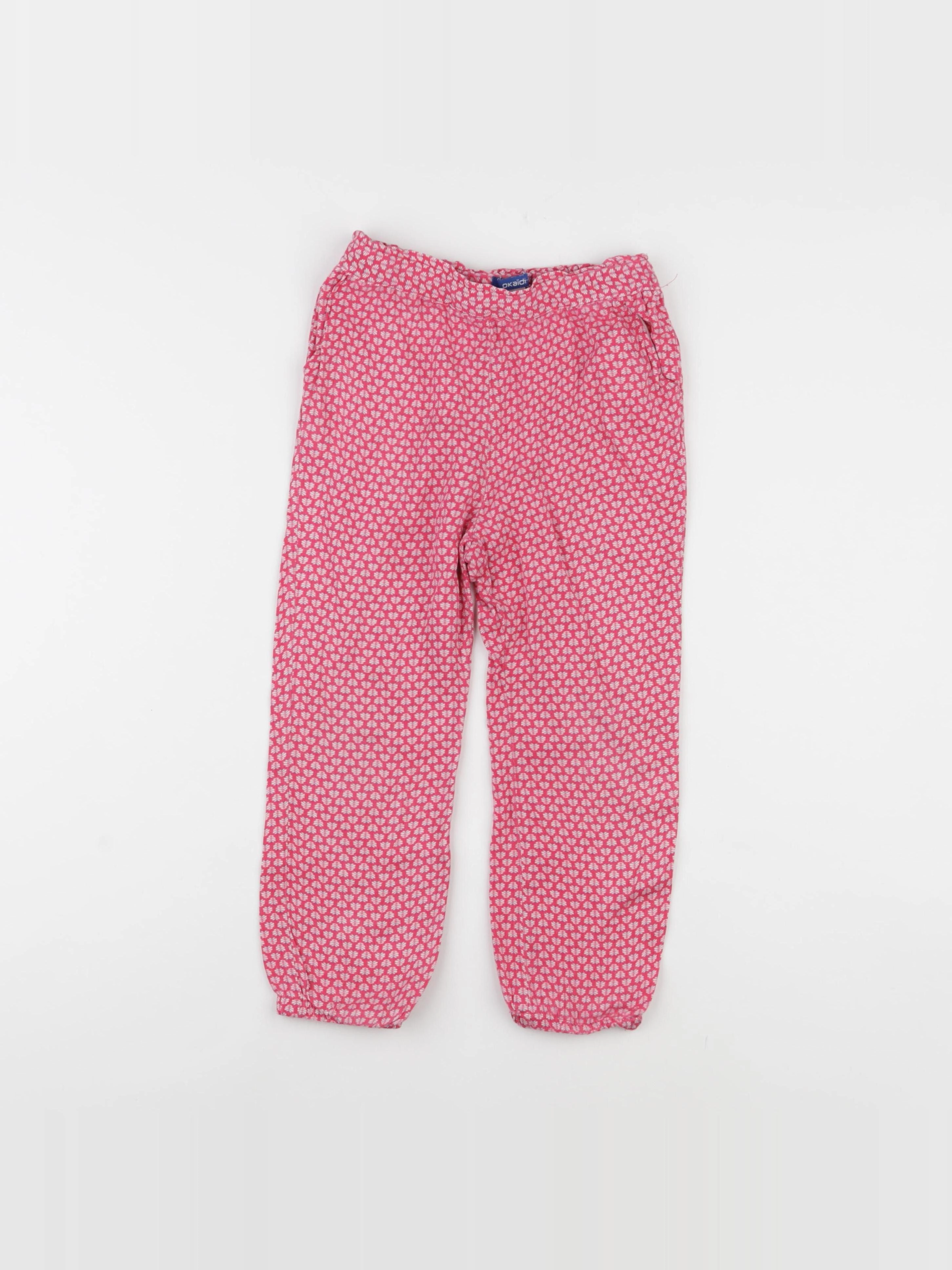 Okaidi - pantalon rose - 5 ans