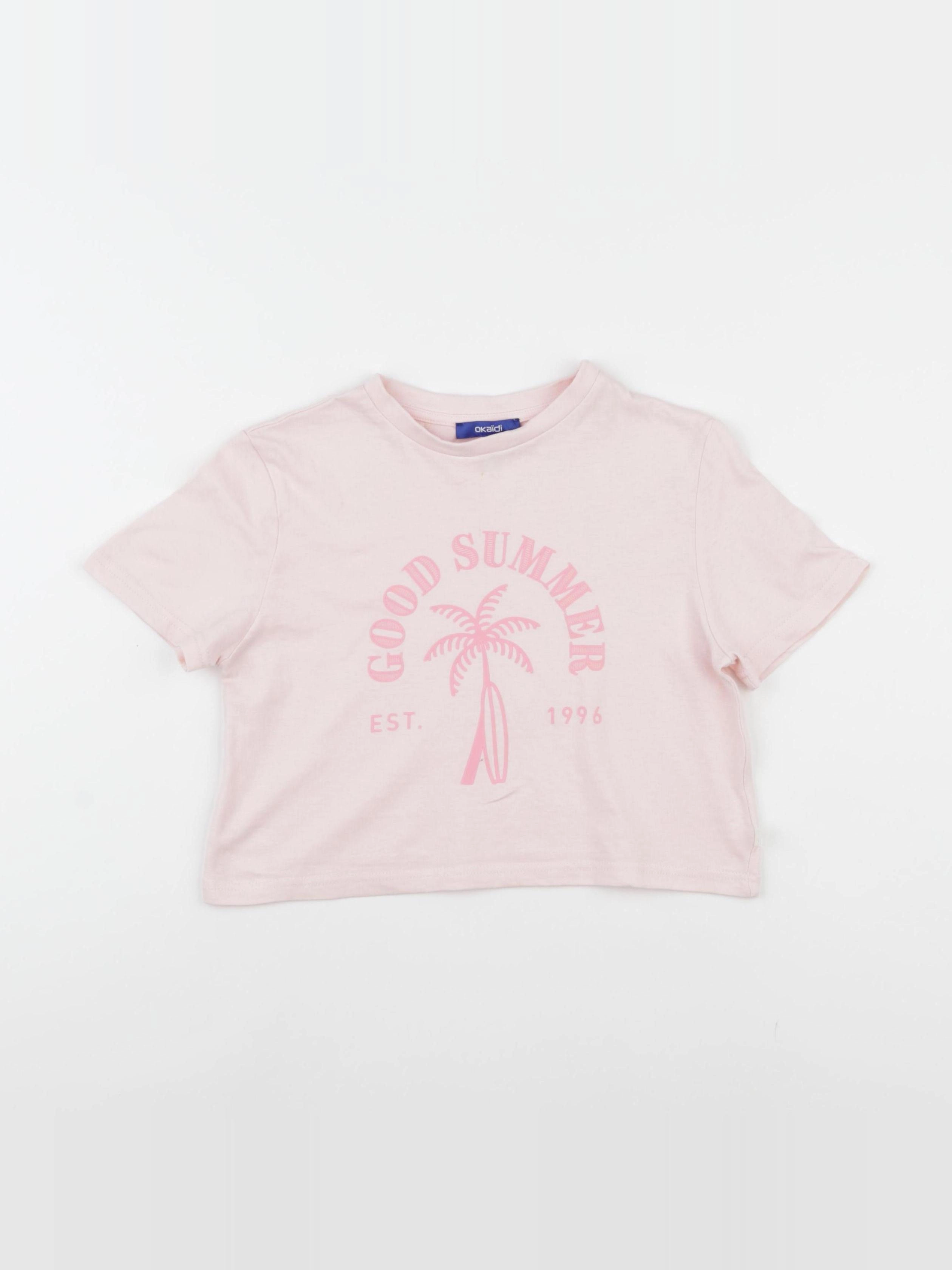Okaidi - tee-shirt rose - 5 ans