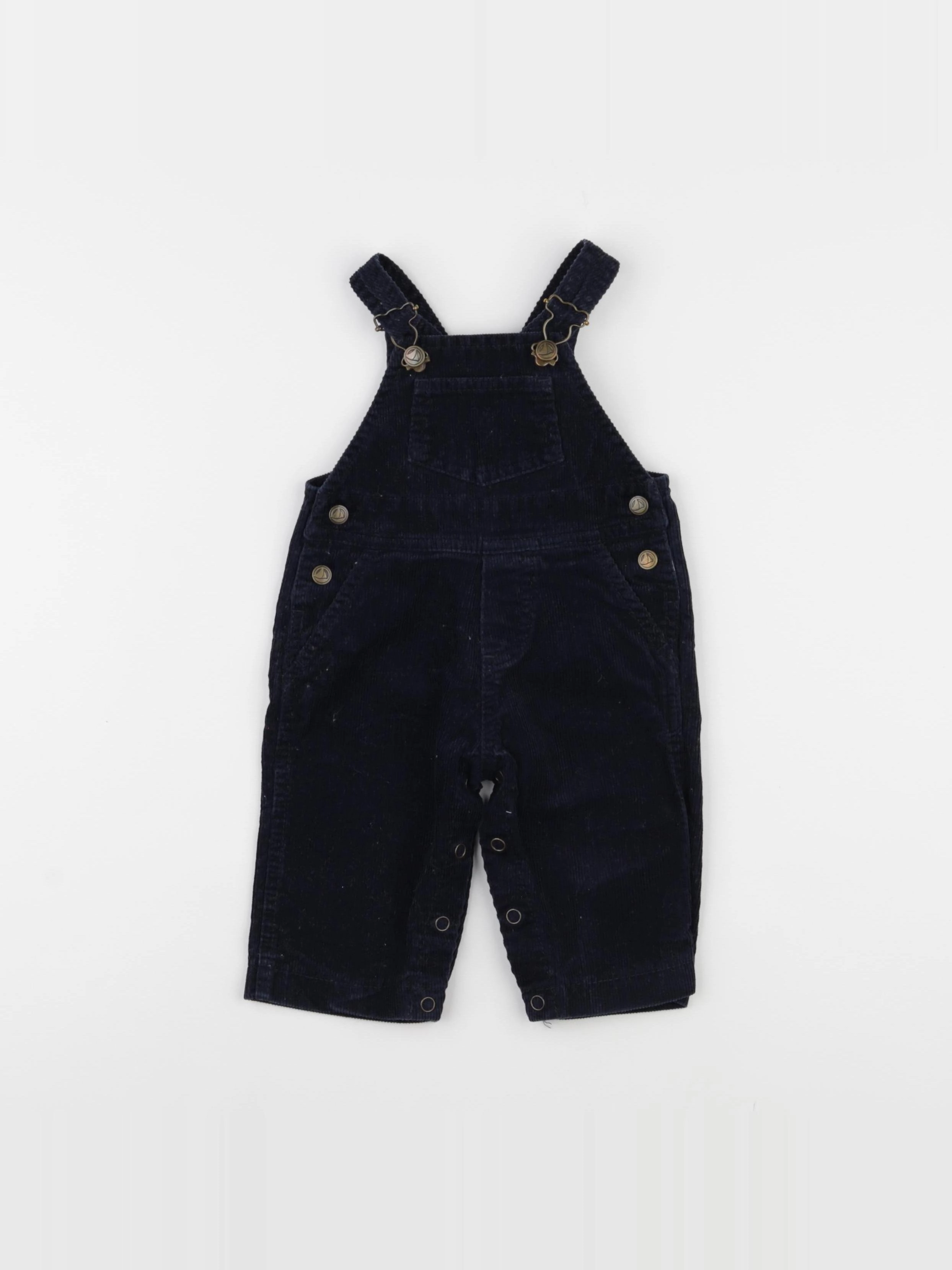 Petit Bateau - salopette bleu - 3 mois