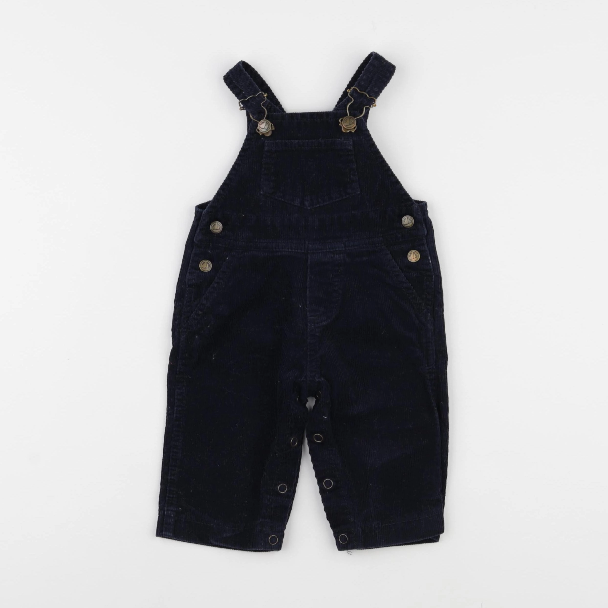 Petit Bateau - salopette bleu - 3 mois