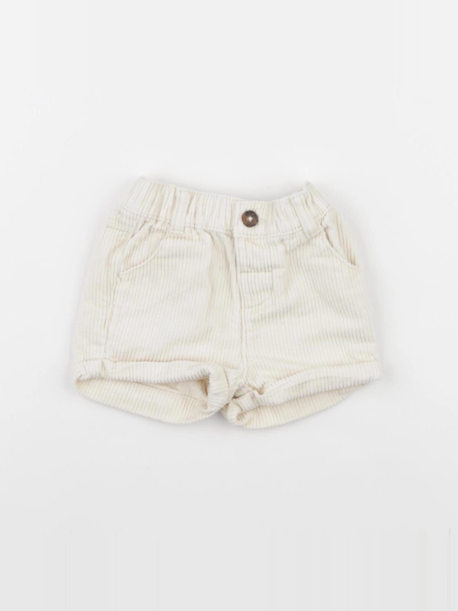 Vertbaudet - short beige - 3 mois