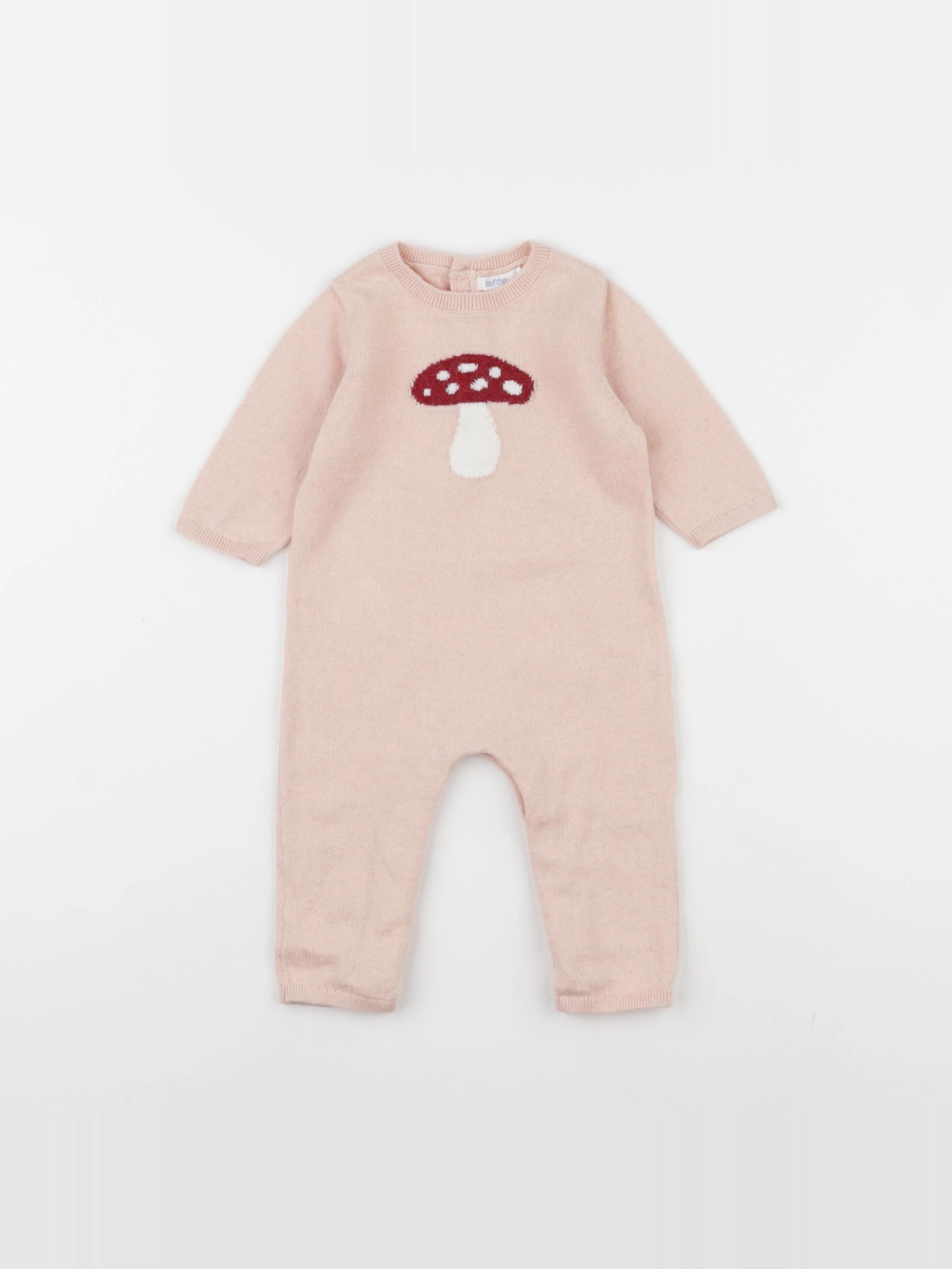 Boutchou - combinaison rose - 3 mois