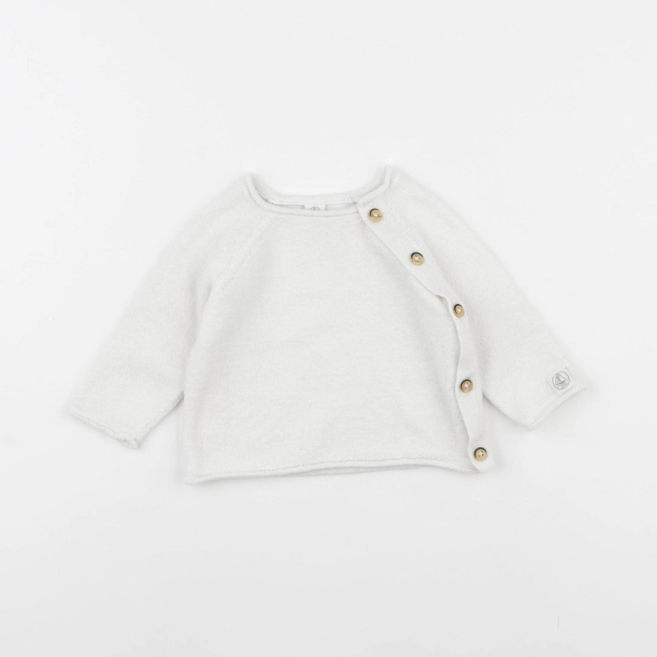 Petit Bateau - gilet beige - 6 mois