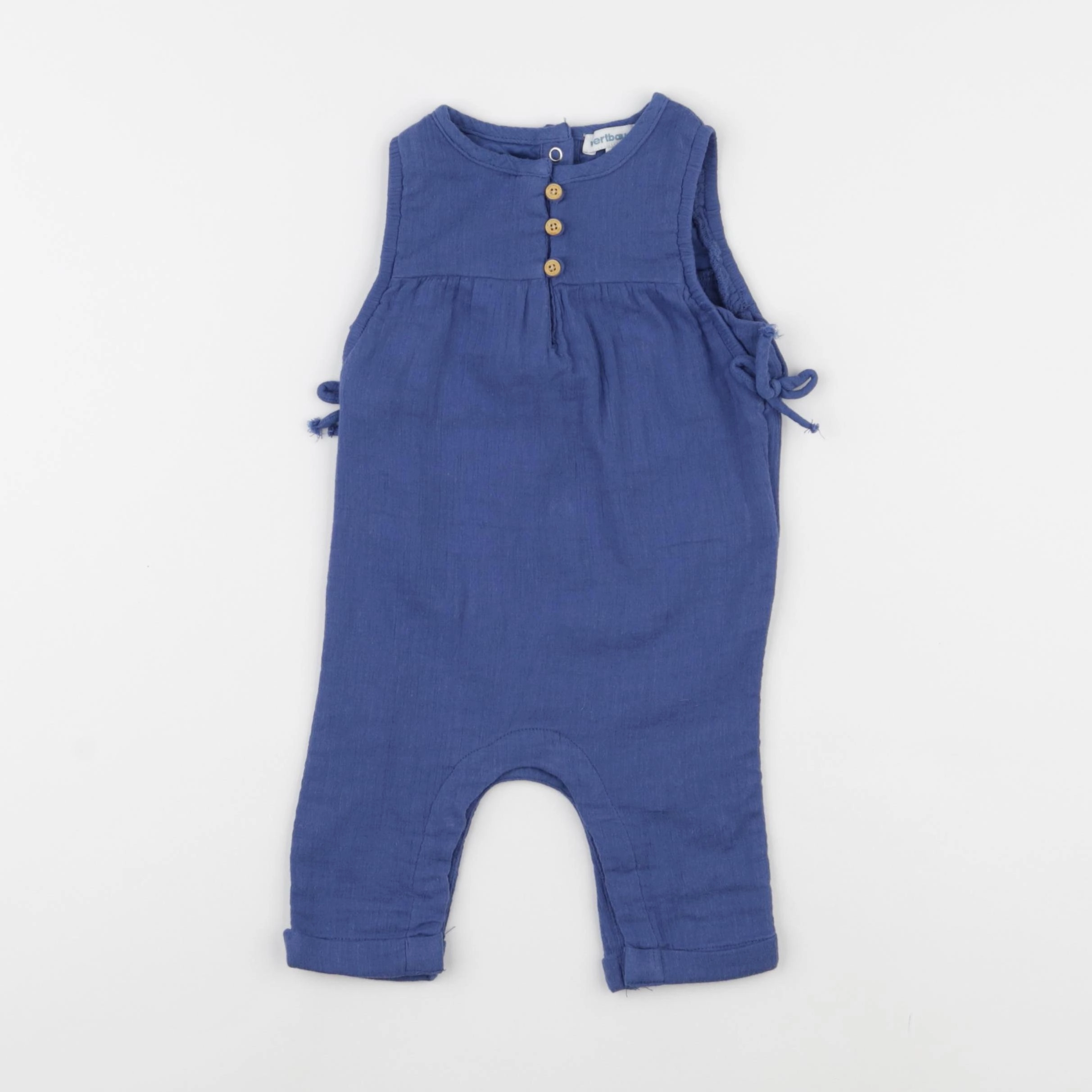 Vertbaudet - combinaison bleu - 3 mois