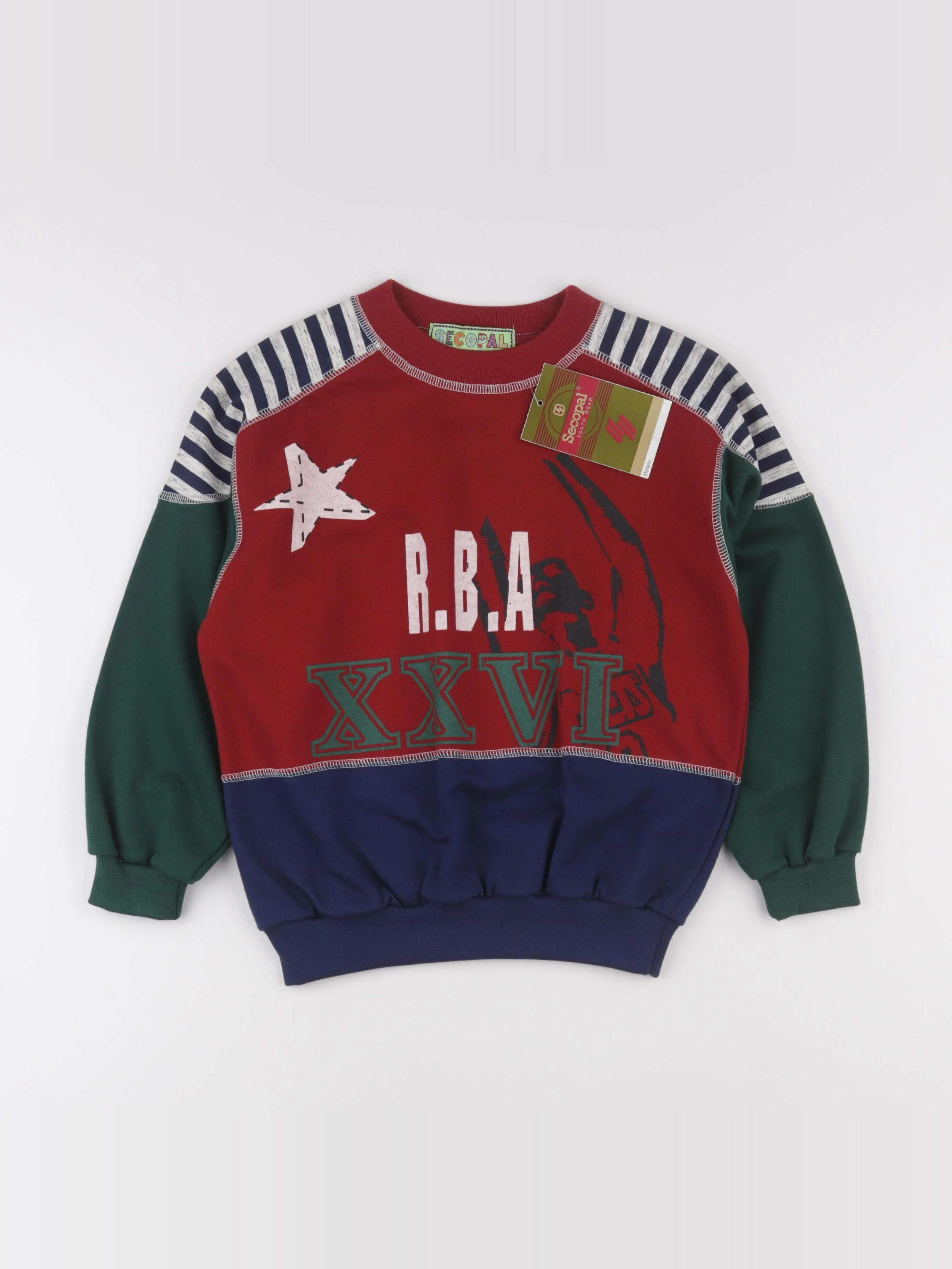 Vintage - sweat multicolore - 8 ans