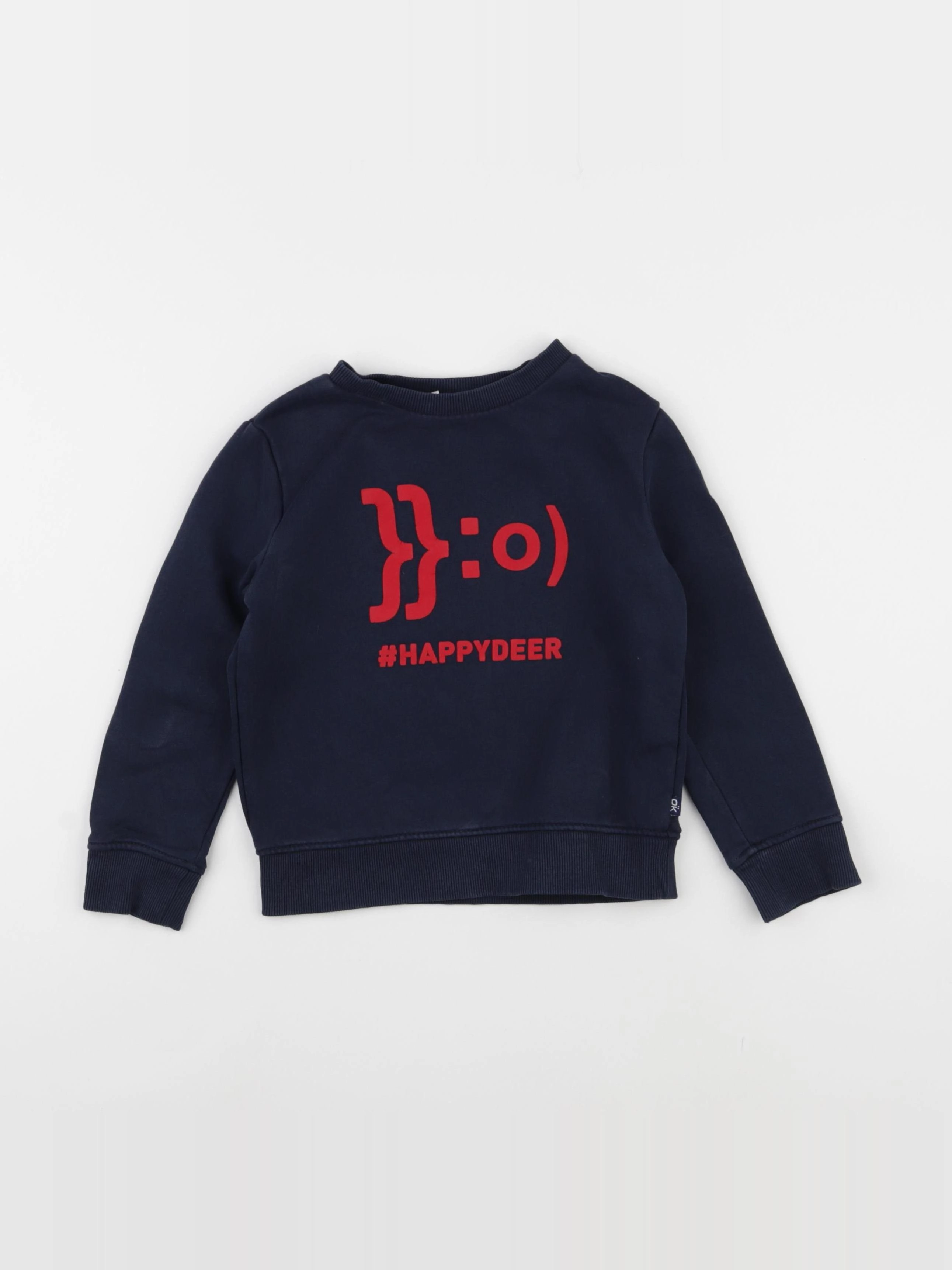 Okaidi - sweat bleu - 3 ans