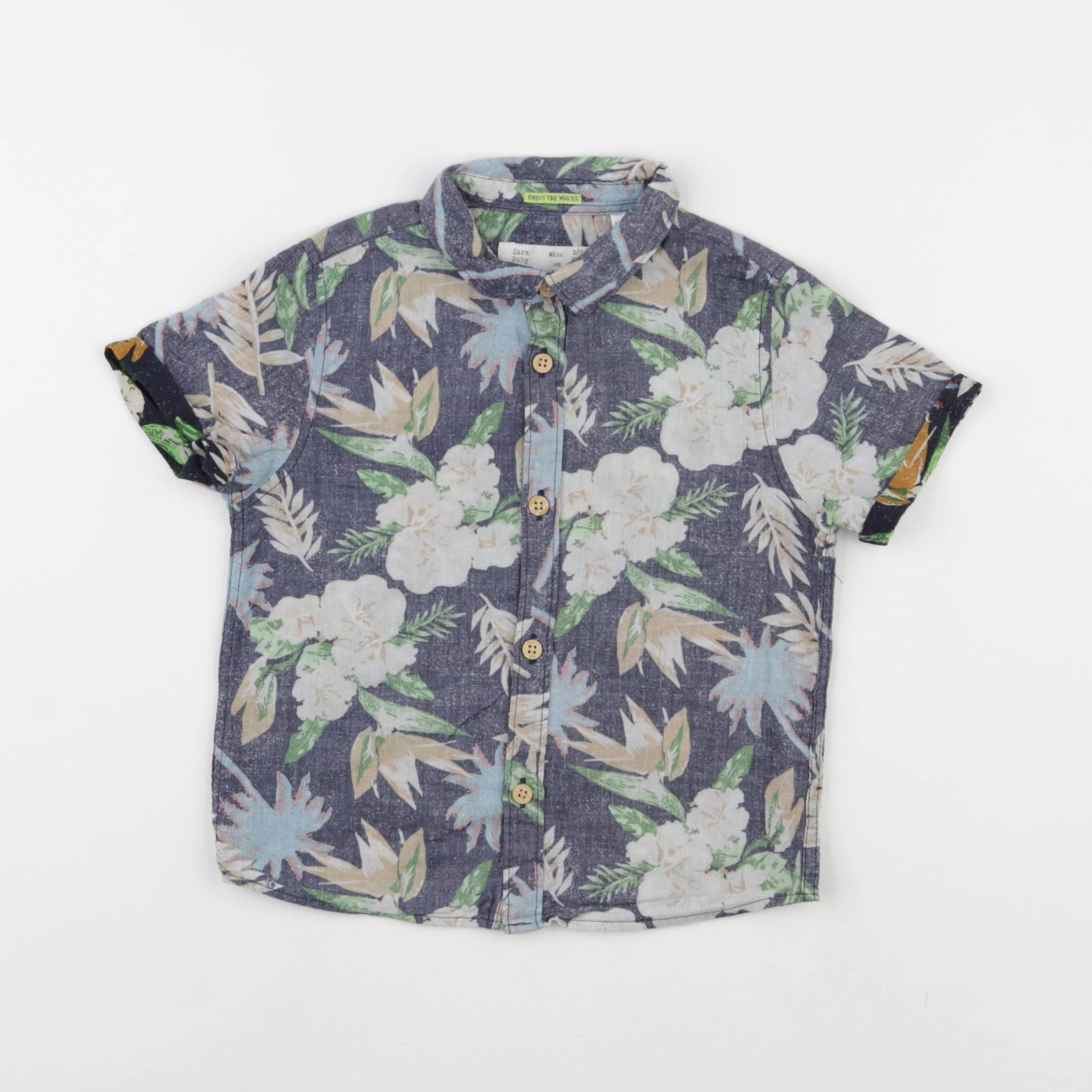 Zara - chemise multicolore - 2/3 ans