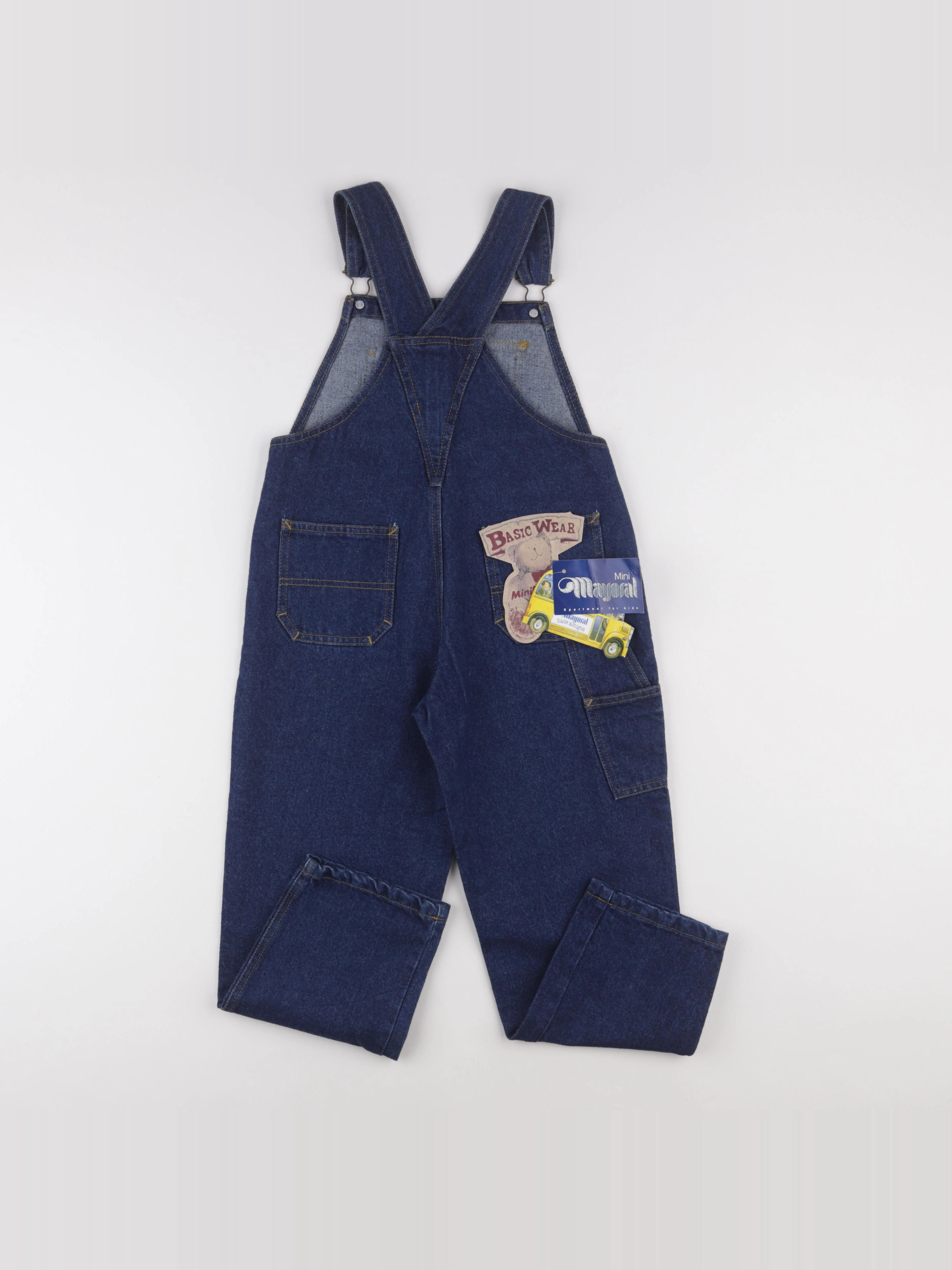Vintage - salopette bleu - 7 ans