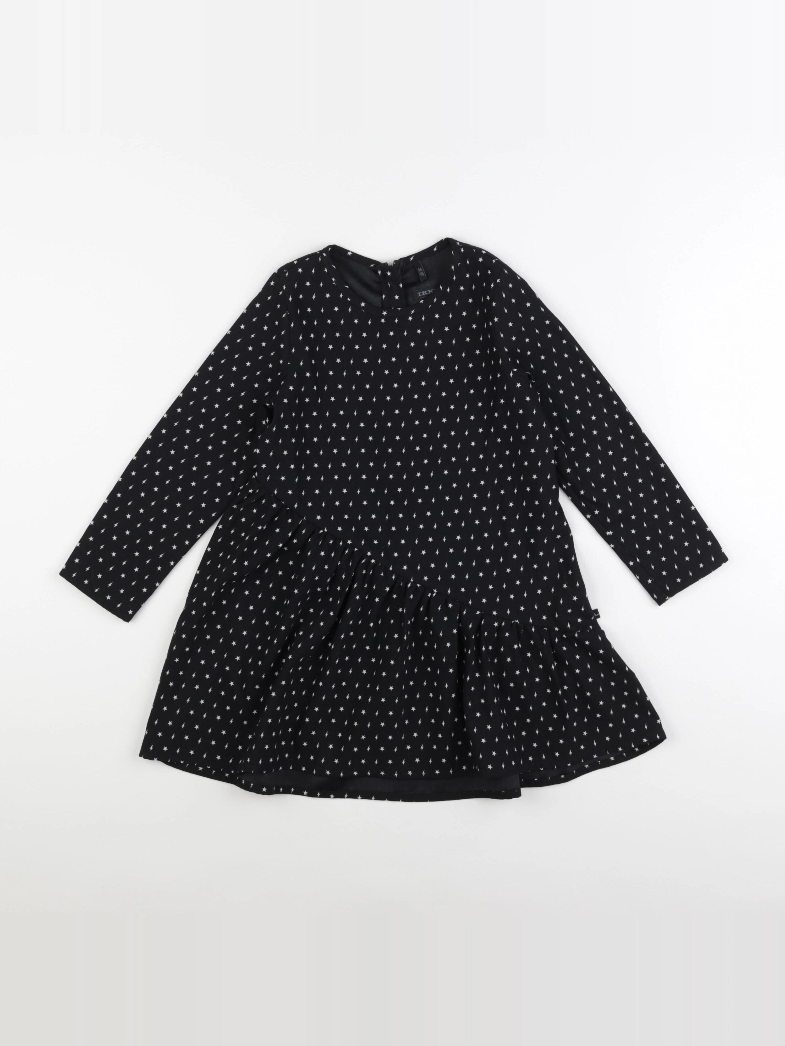 IKKS - robe gris - 5 ans