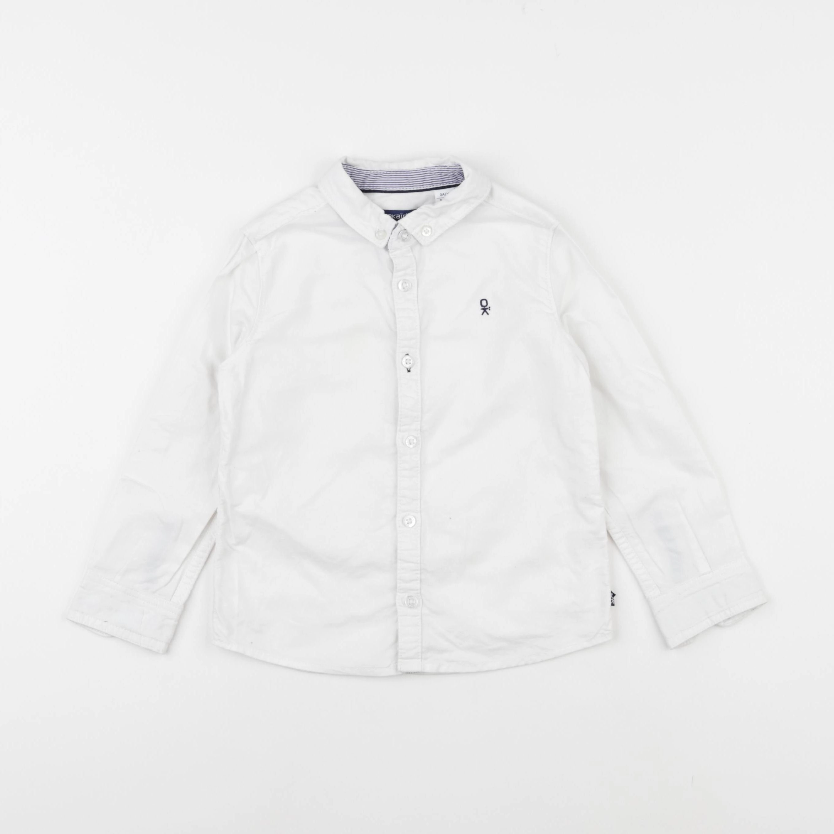 Okaidi - chemise blanc - 3 ans