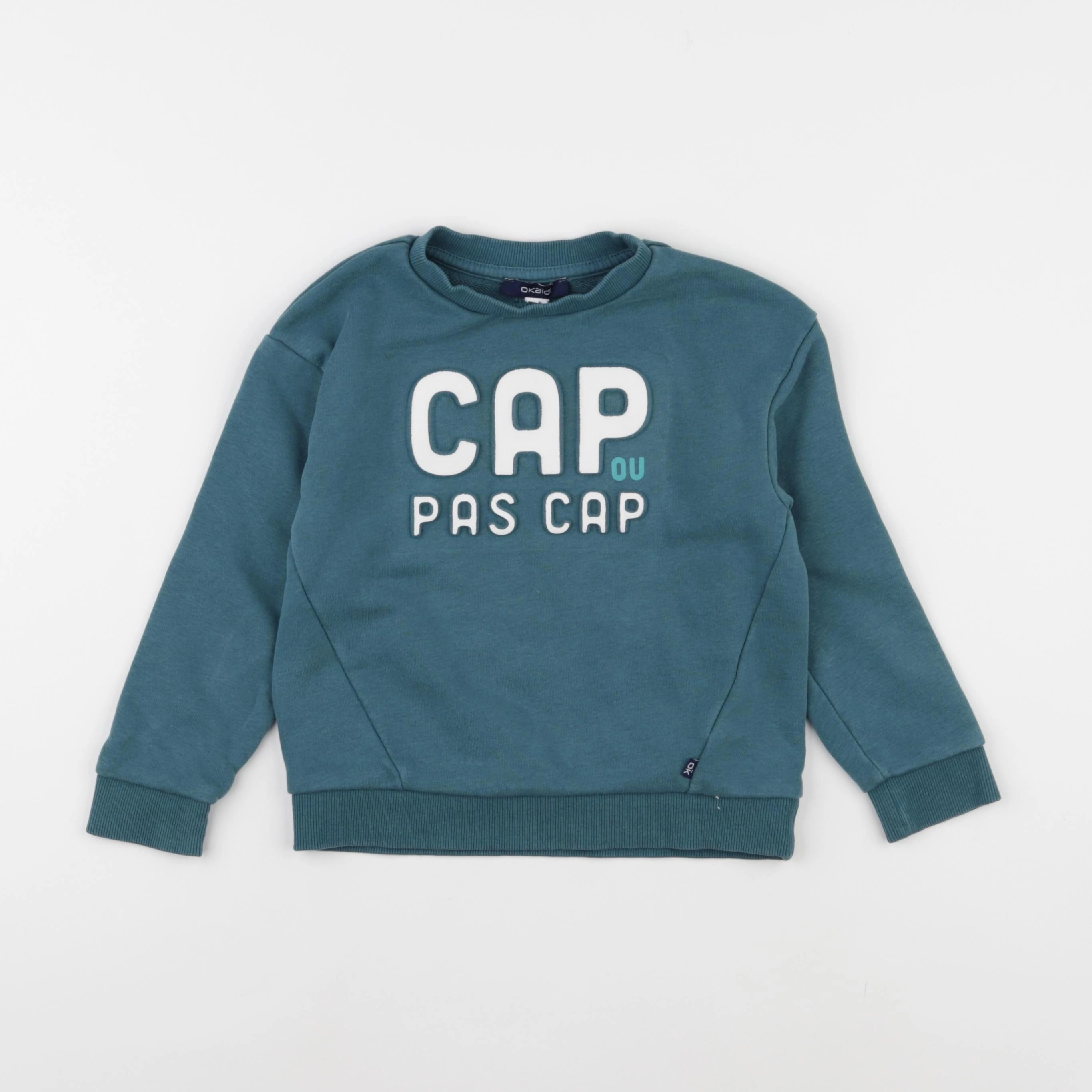 Okaidi - sweat vert - 4 ans