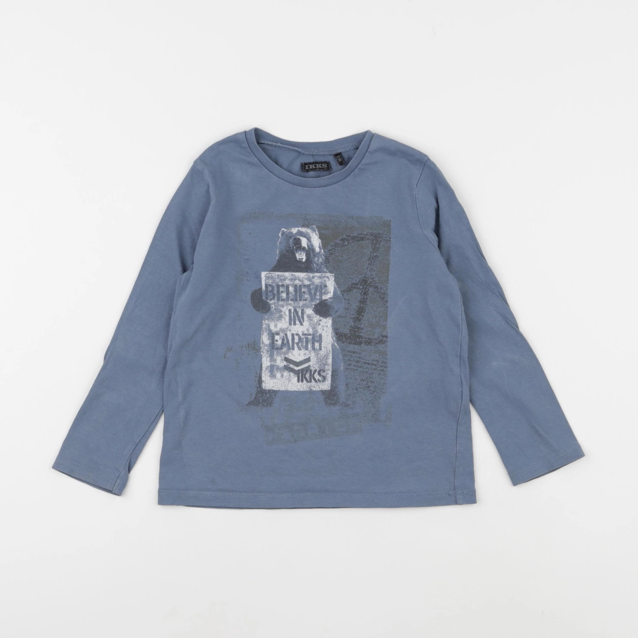 IKKS - tee-shirt bleu - 3 ans