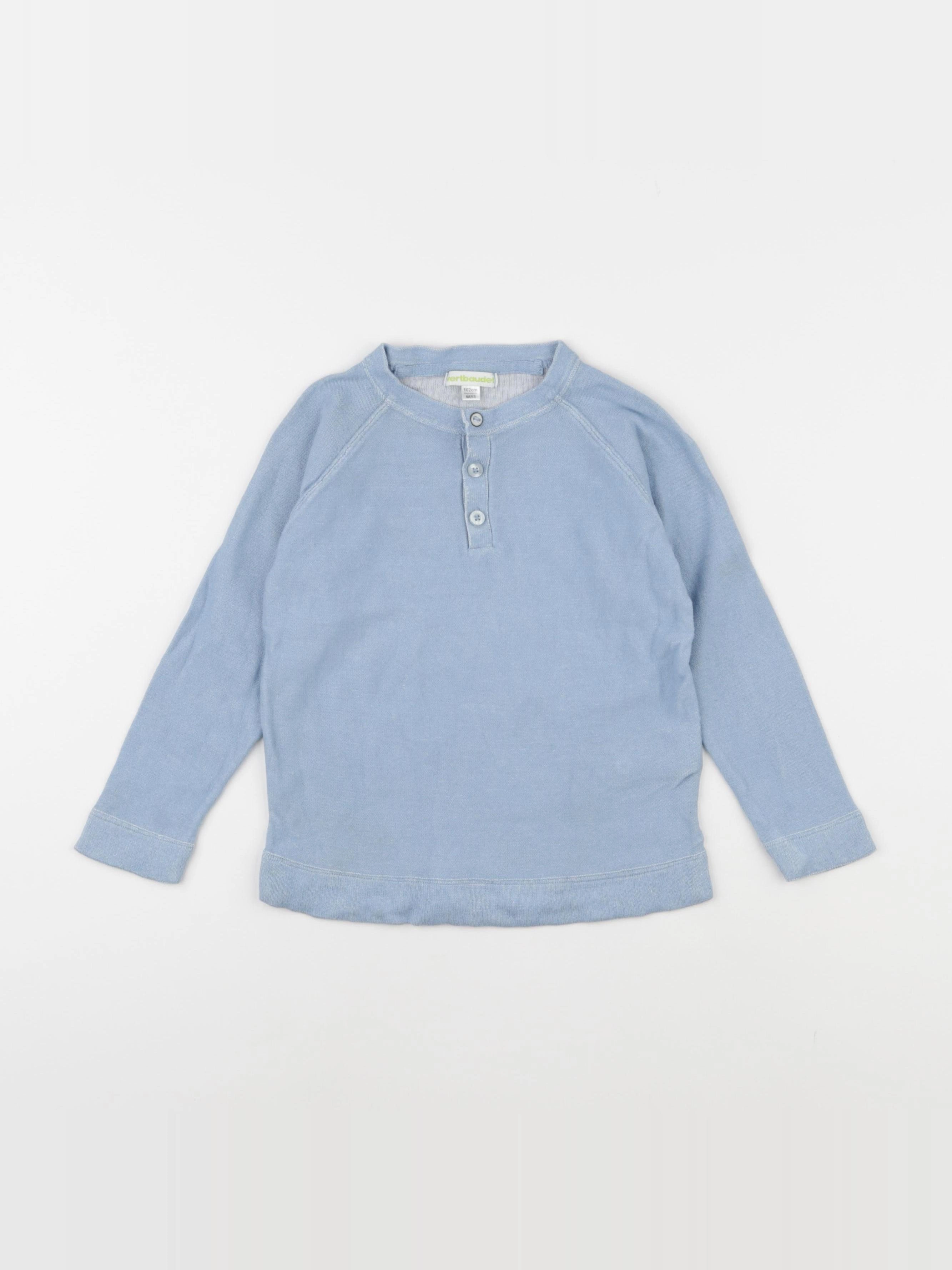 Vertbaudet - pull bleu - 4 ans