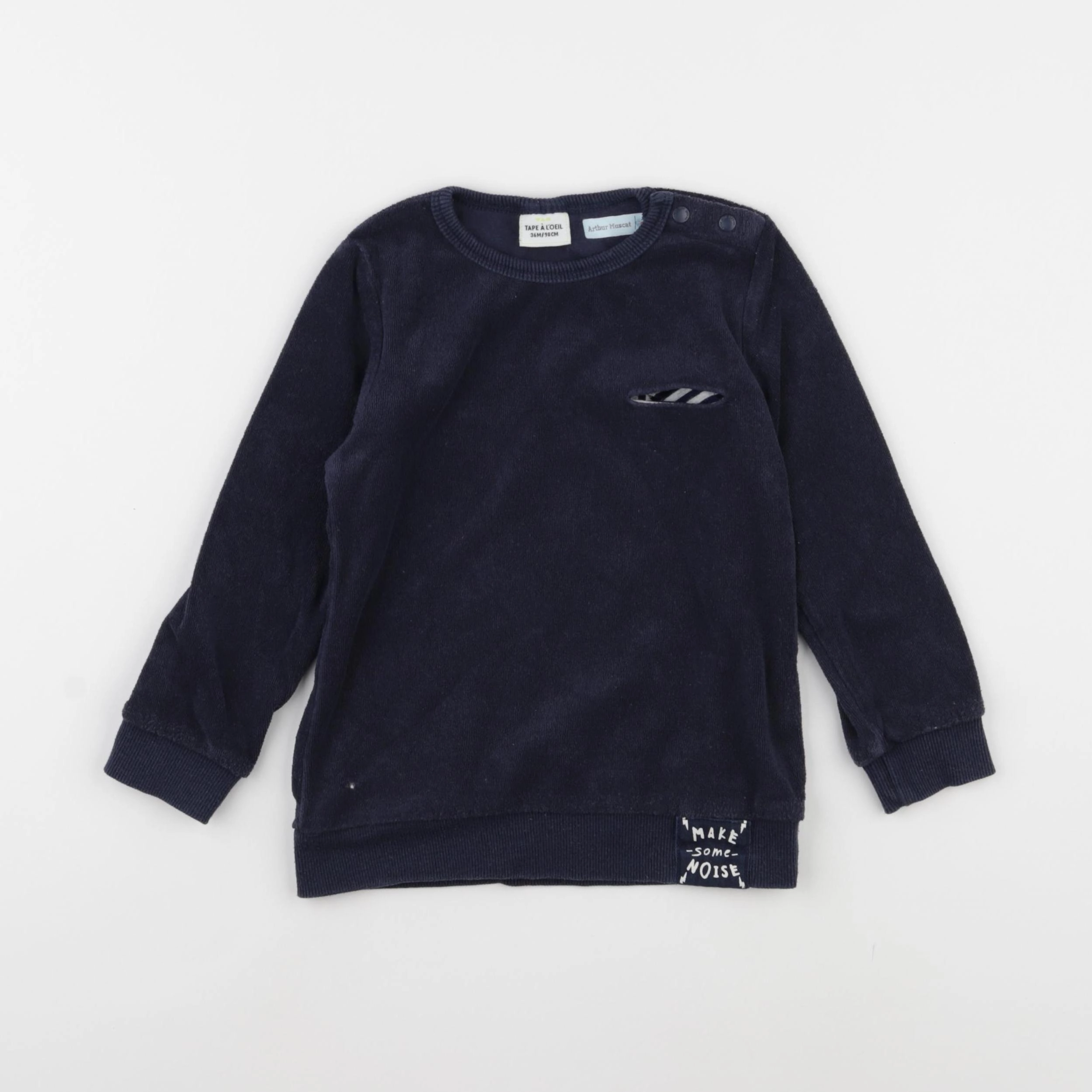 Tape à l'oeil - polo bleu - 36 mois
