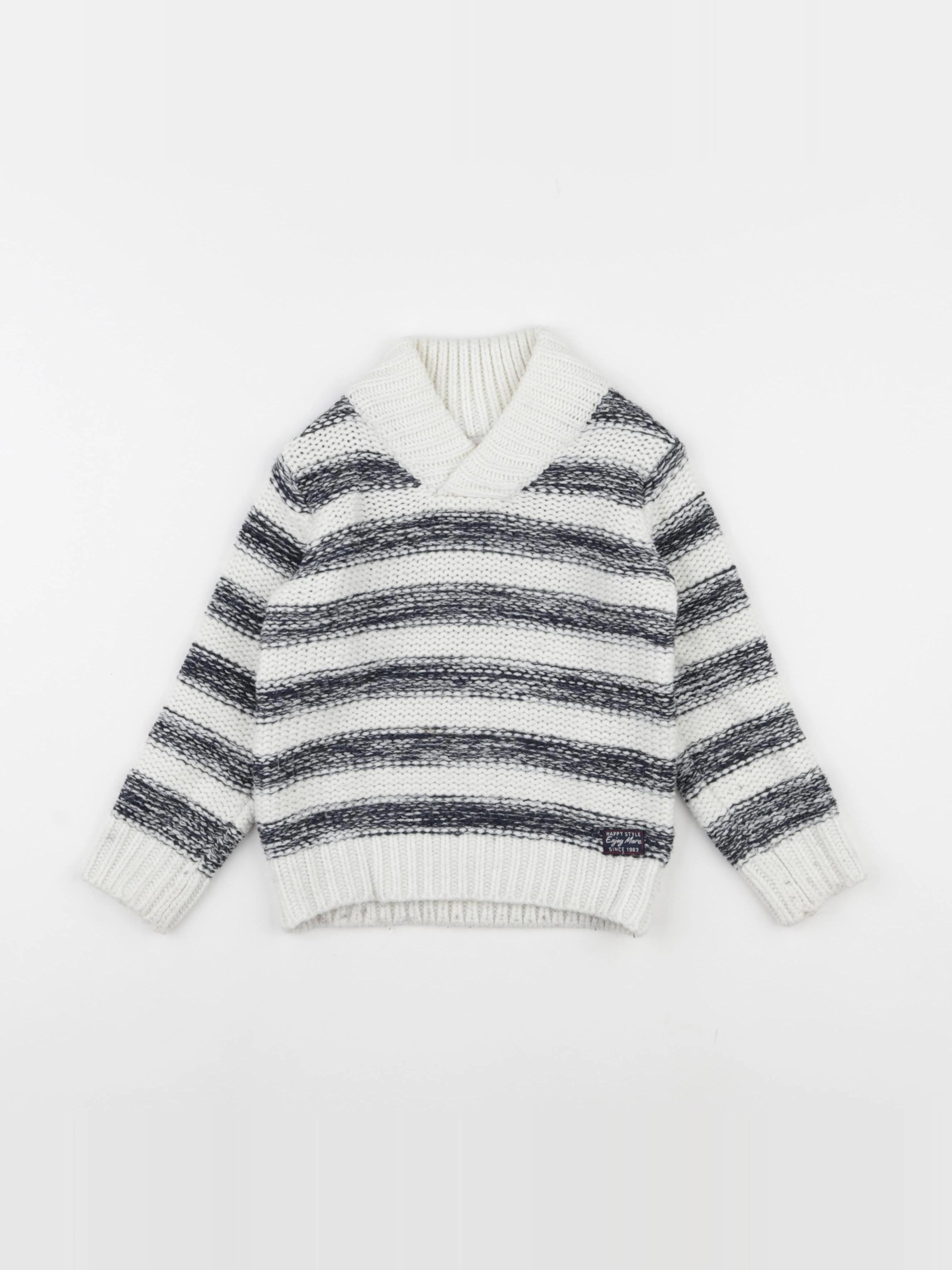 Tape à l'oeil - pull beige, bleu - 3 ans