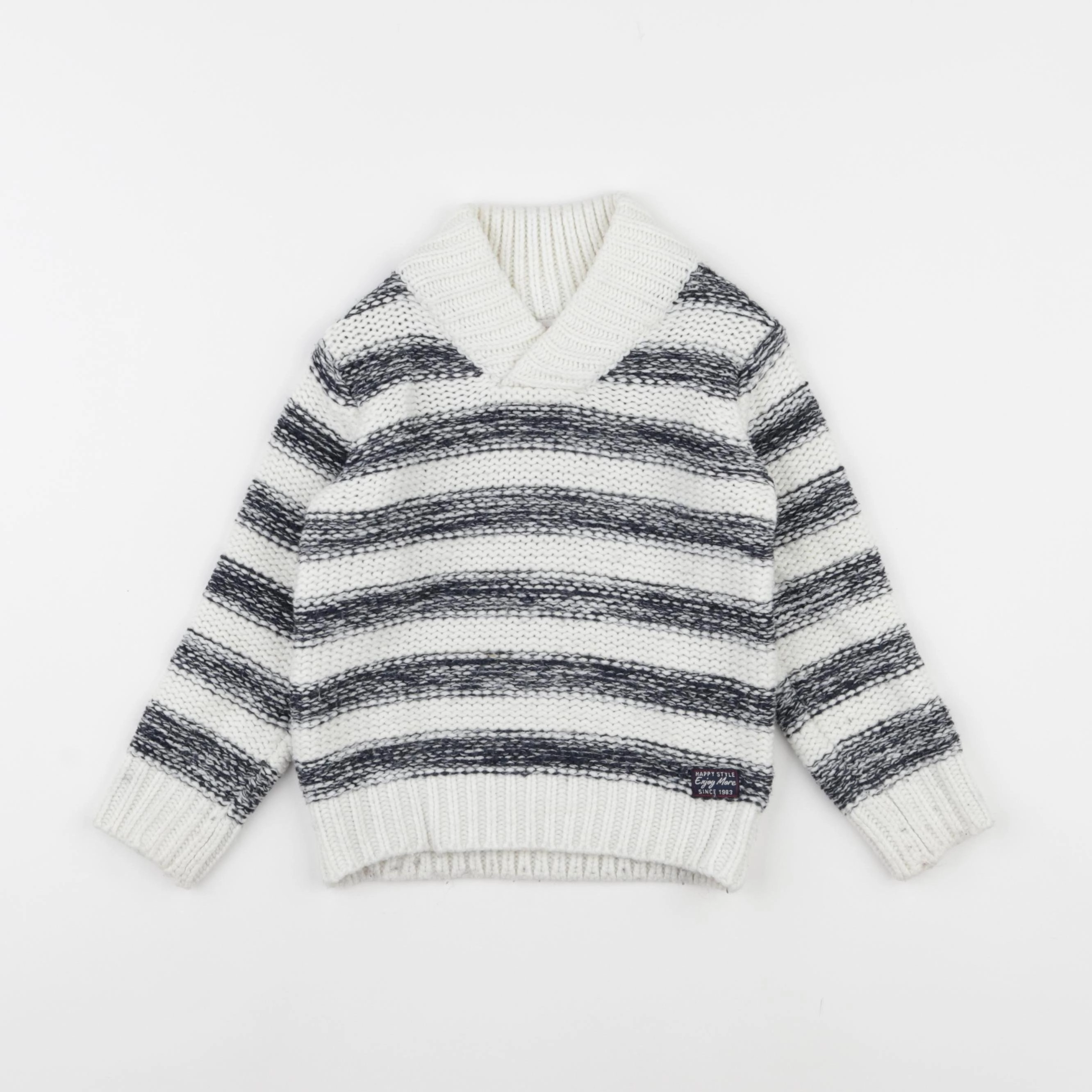 Tape à l'oeil - pull beige, bleu - 3 ans