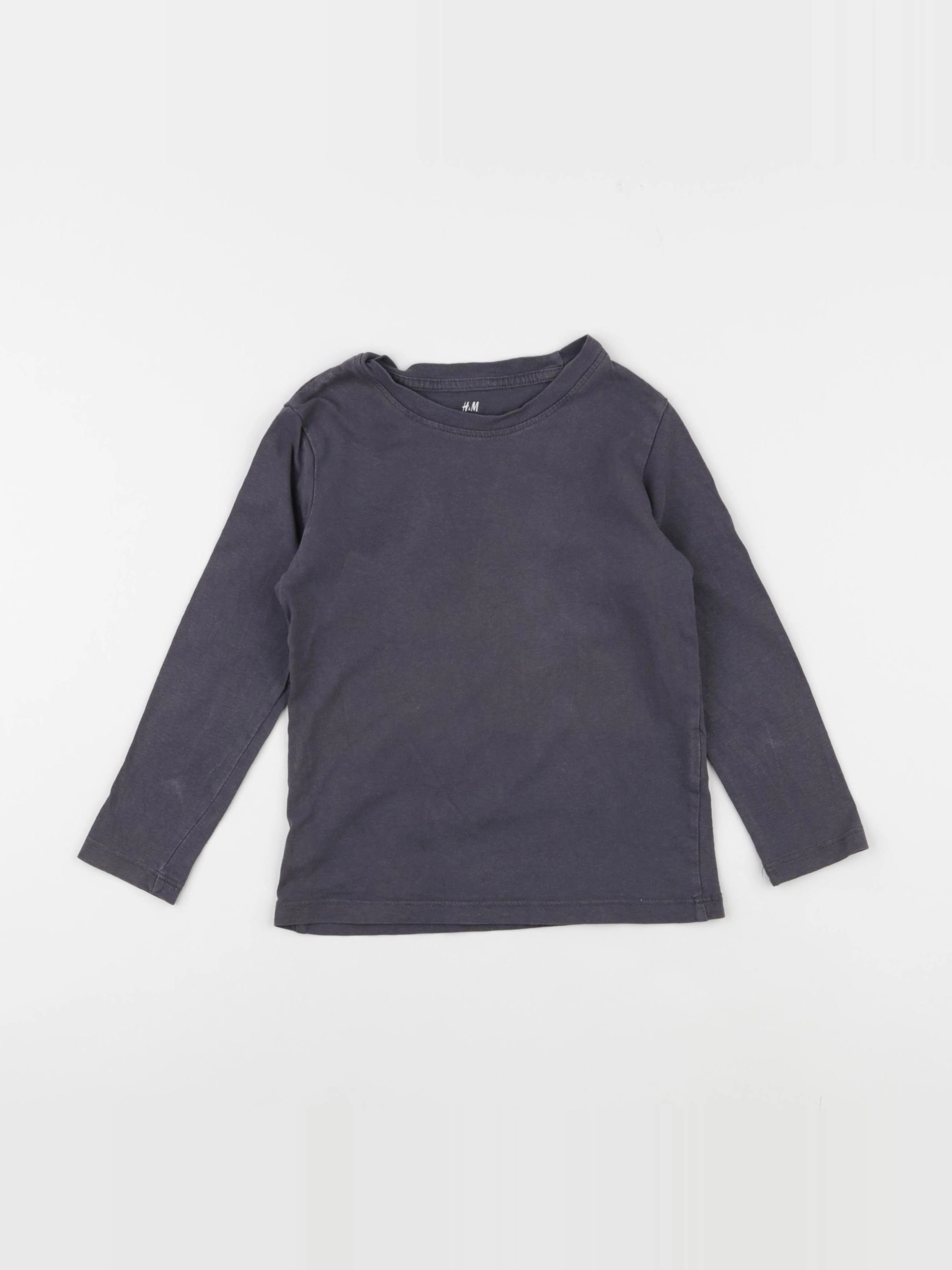 H&M - tee-shirt gris - 2/4 ans