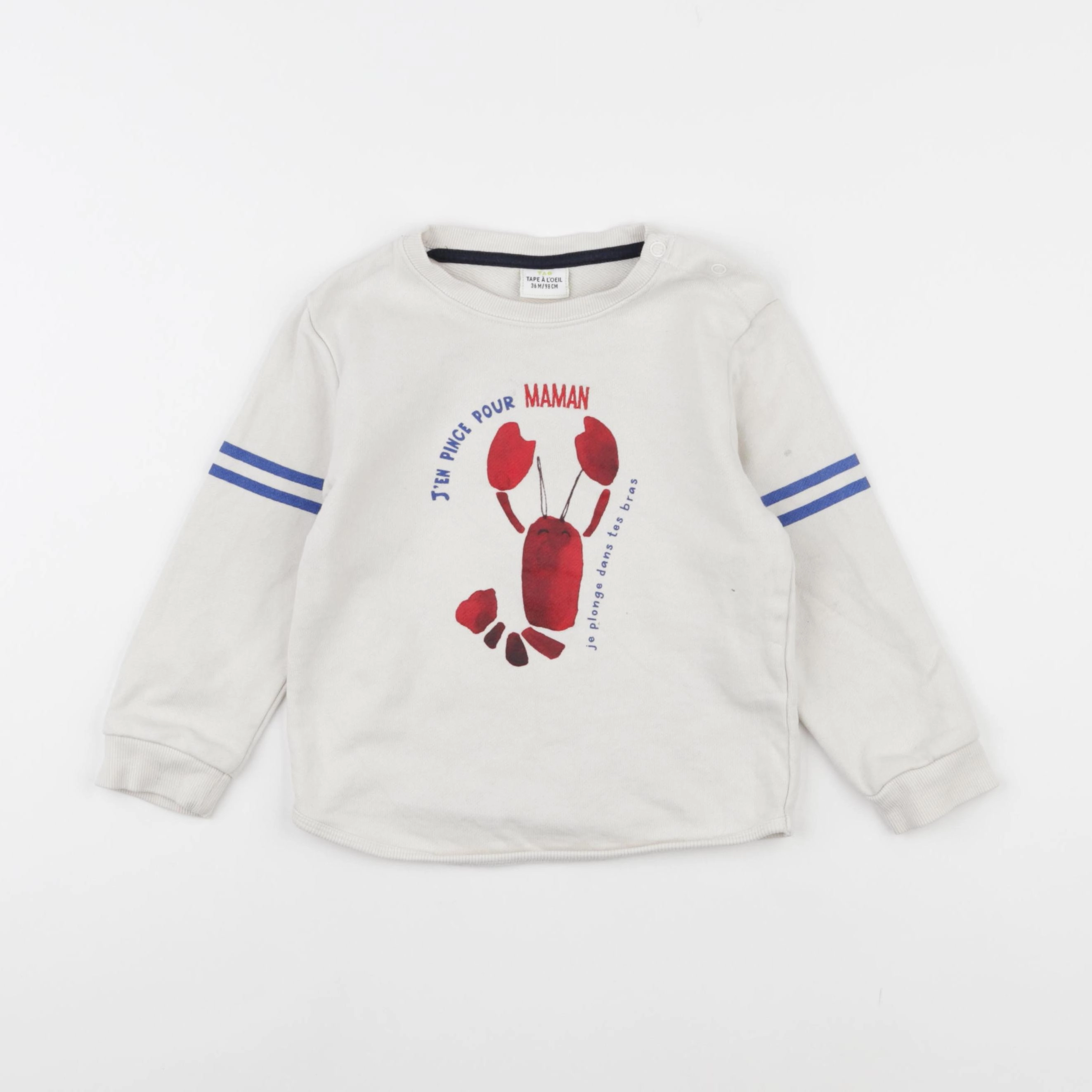 Tape à l'oeil - sweat beige - 36 mois