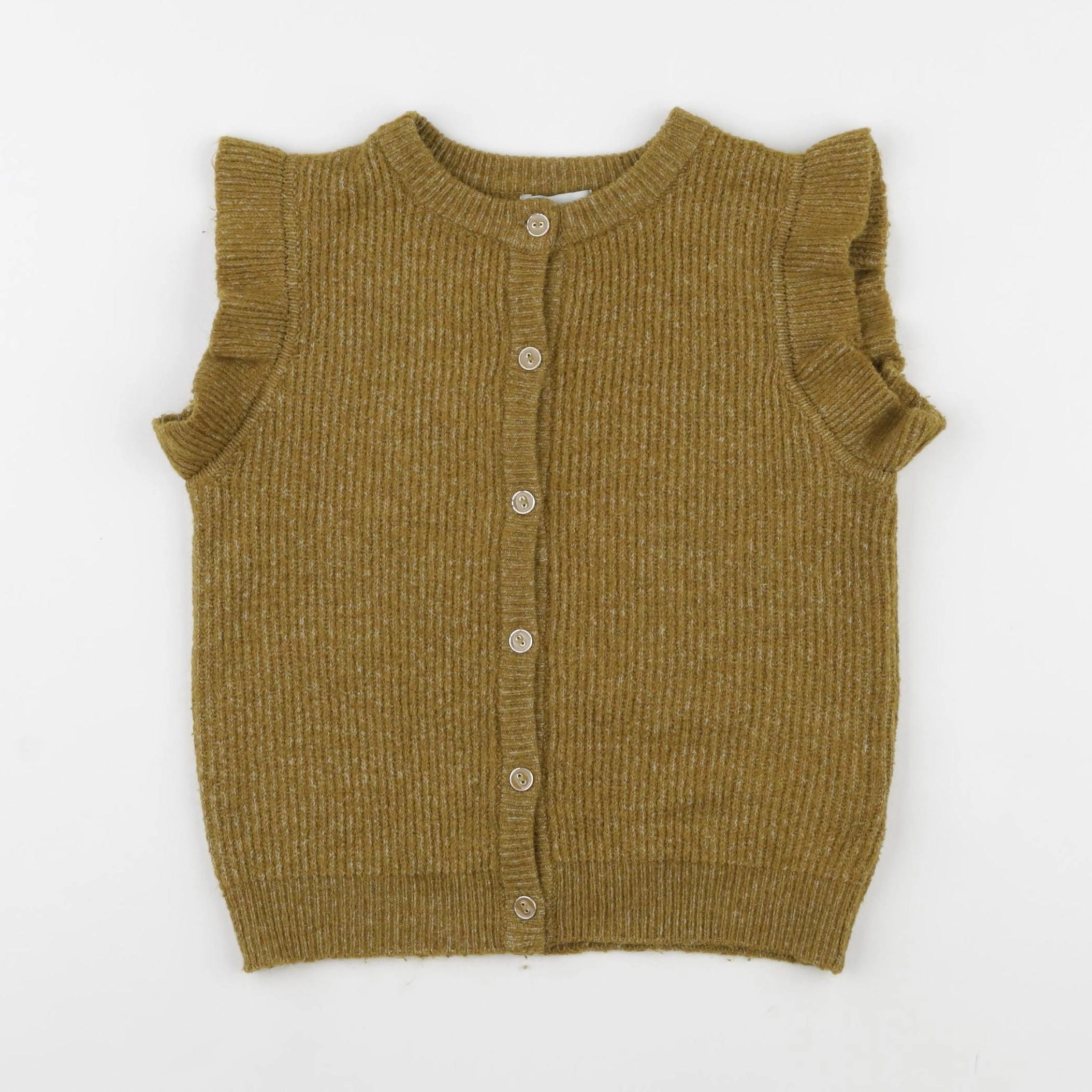 Vertbaudet - gilet jaune - 6 ans