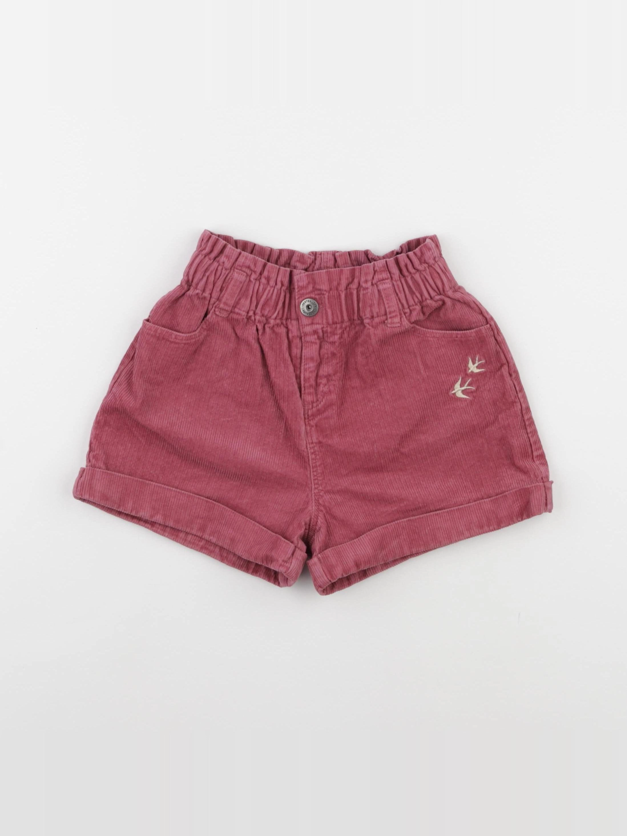Vertbaudet - short rose - 8 ans