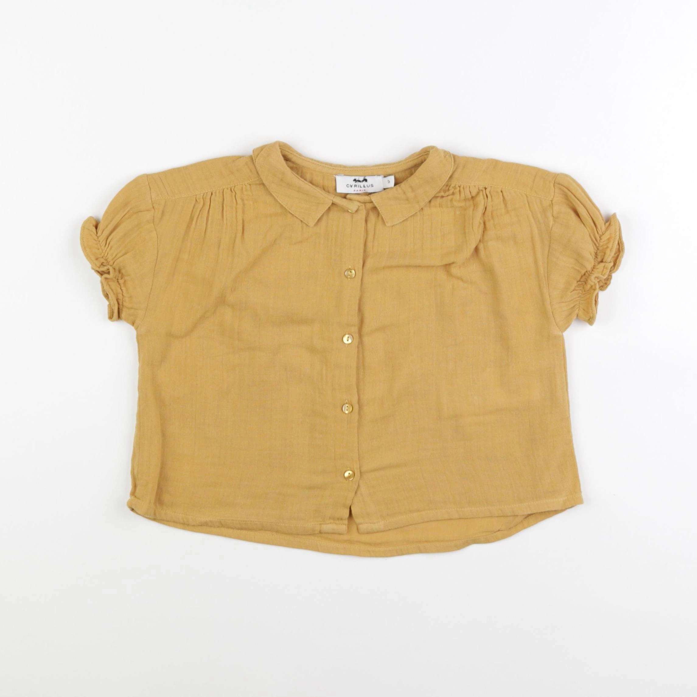 Cyrillus - blouse jaune - 3 ans