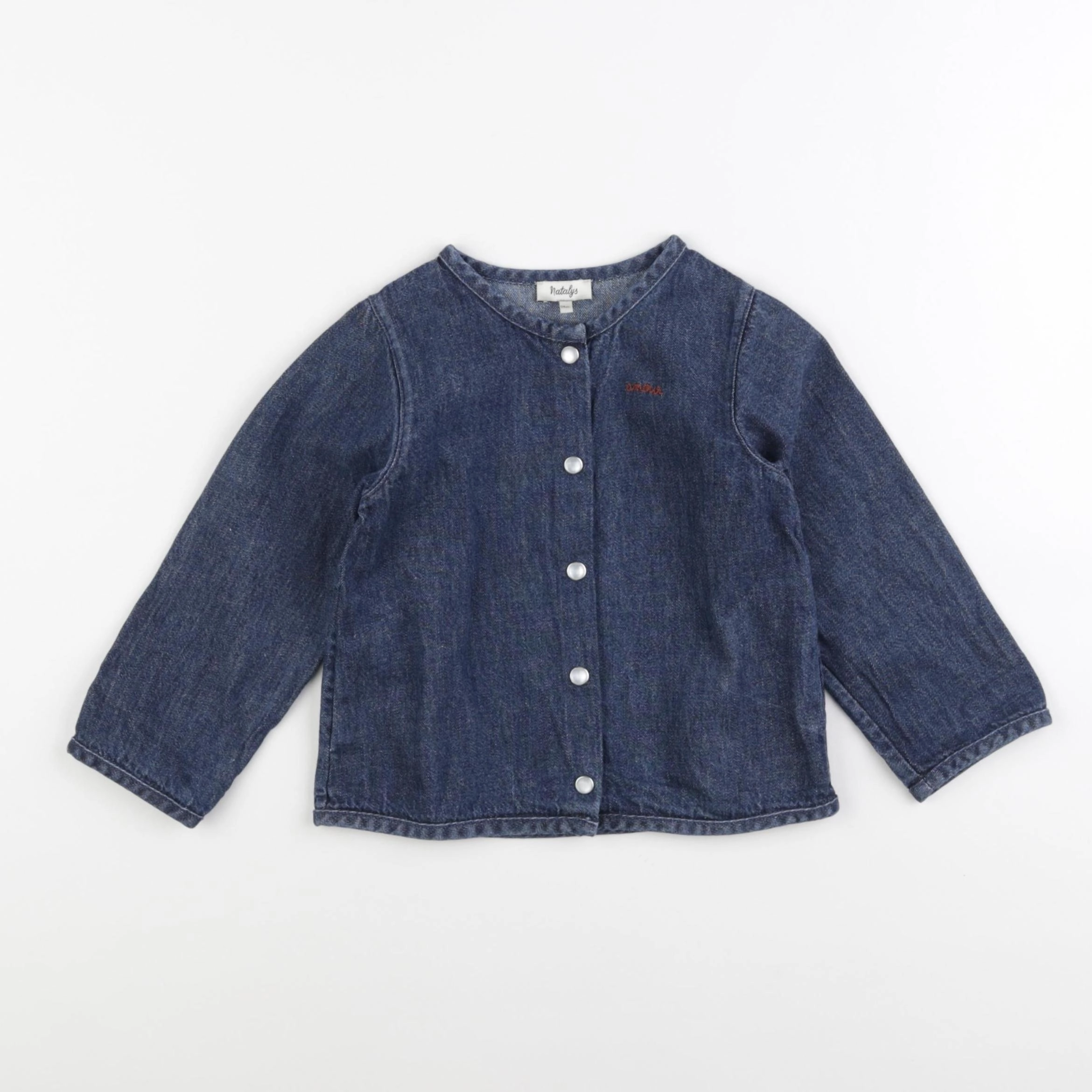 Natalys - blouse bleu - 24 mois