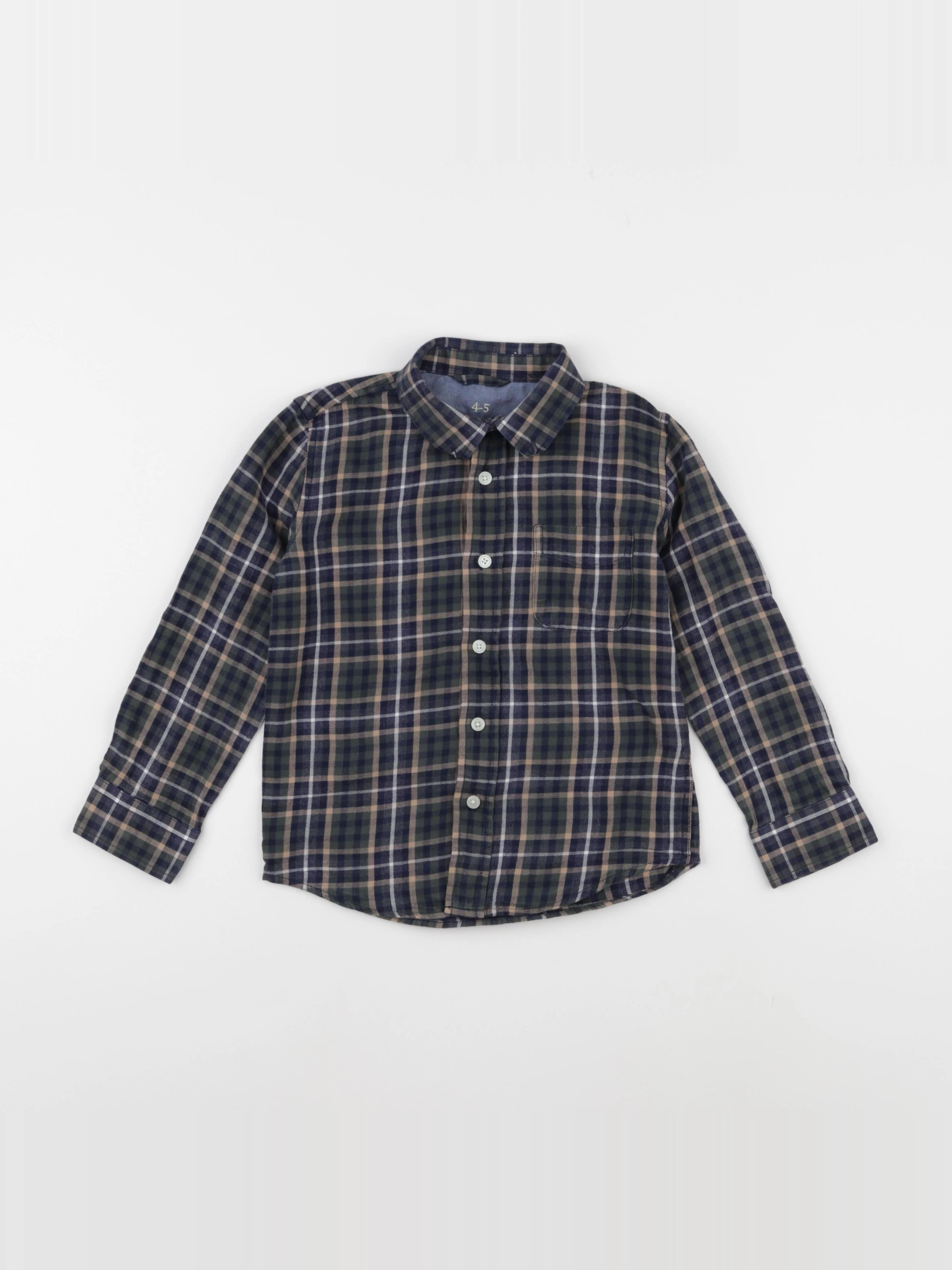 Buissonnière - chemise multicolore - 4/5 ans