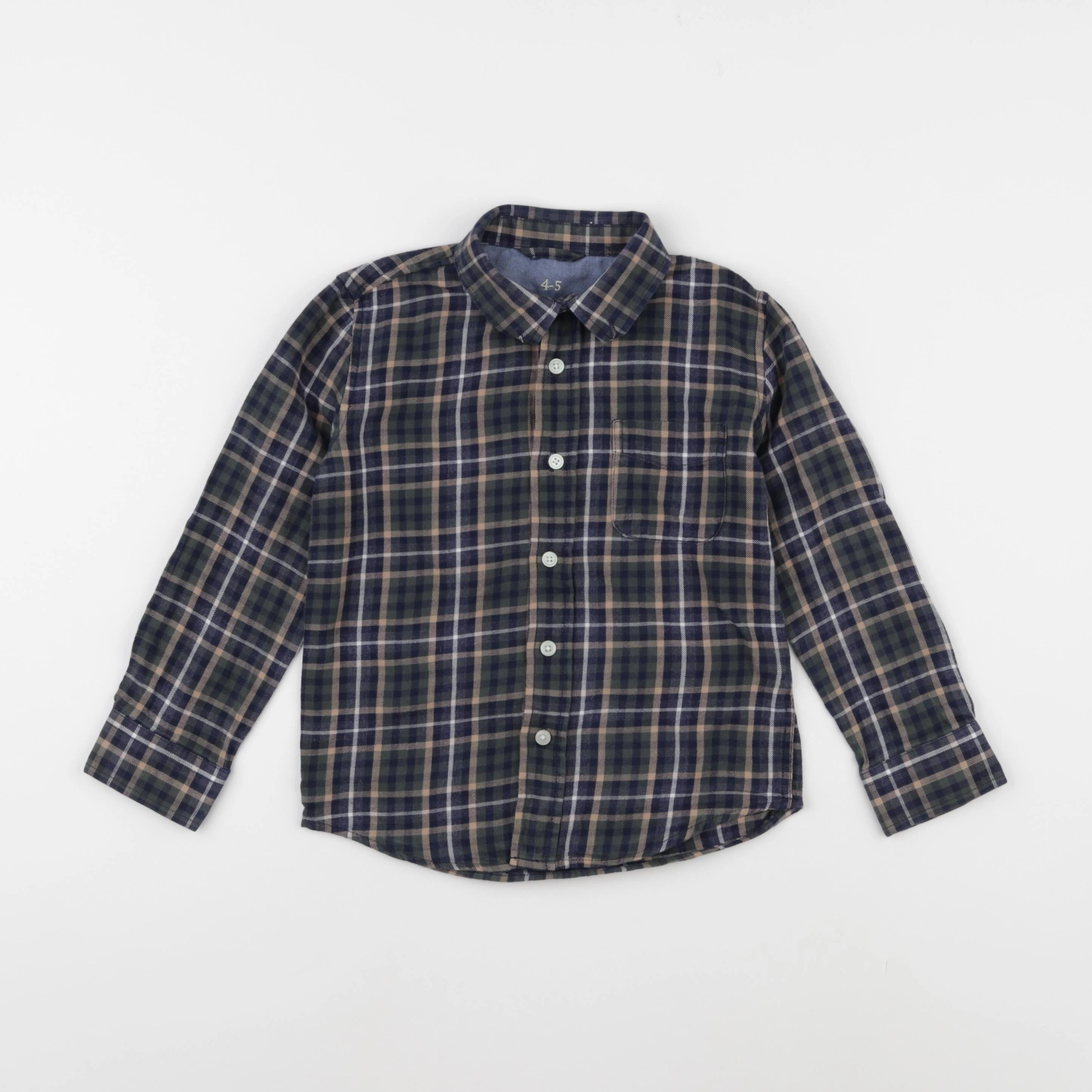 Buissonnière - chemise multicolore - 4/5 ans