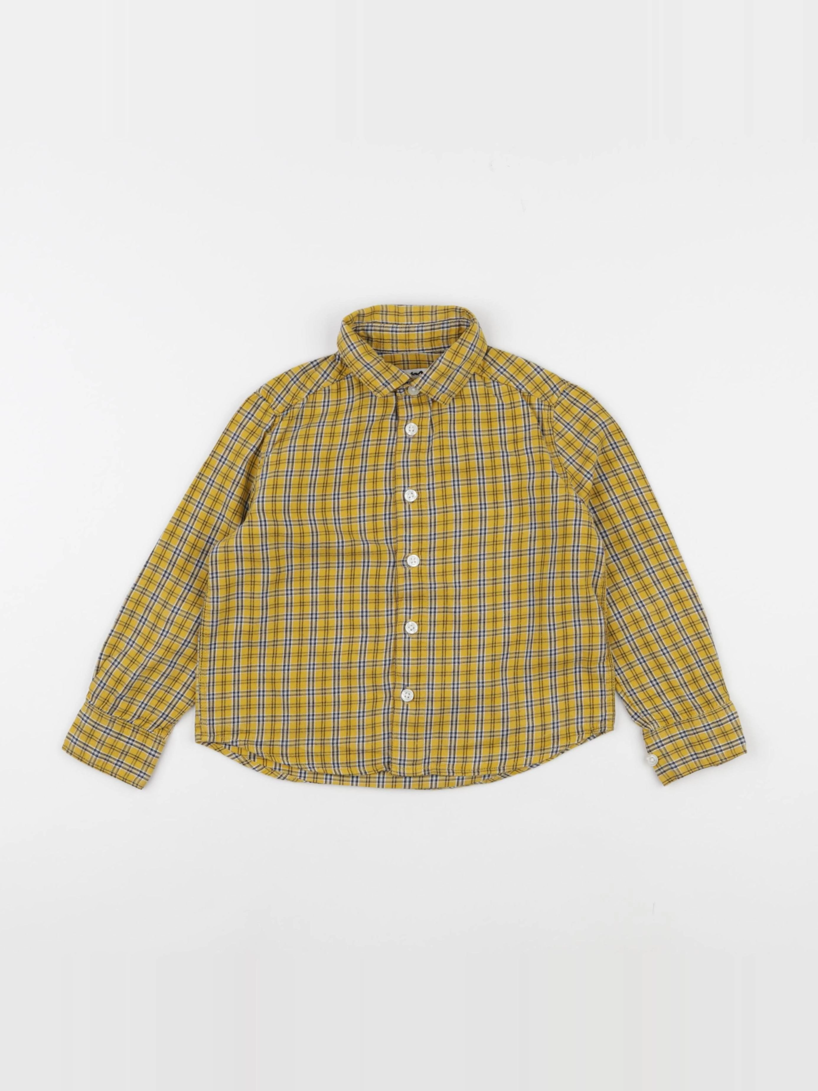 Cyrillus - chemise jaune - 4 ans