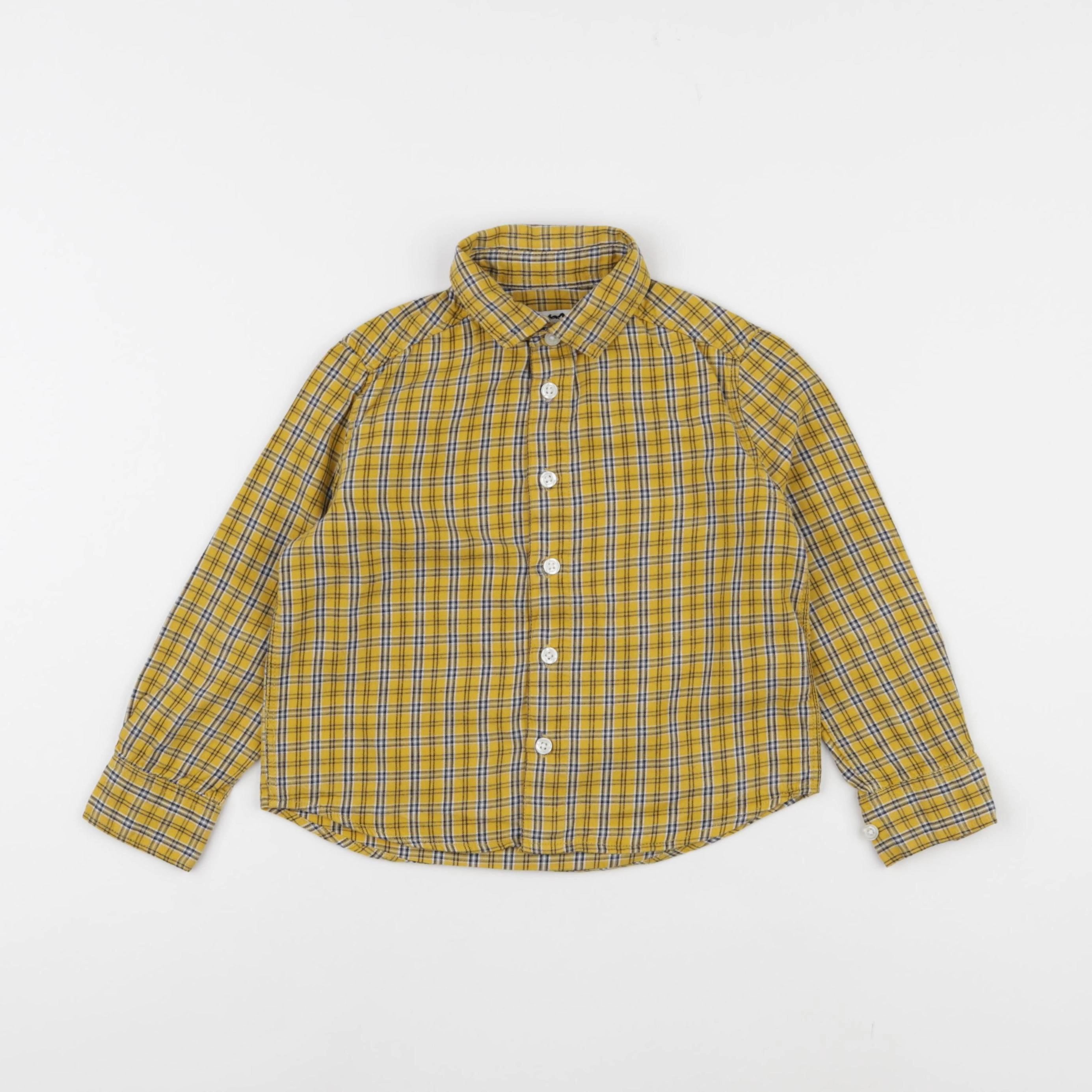 Cyrillus - chemise jaune - 4 ans