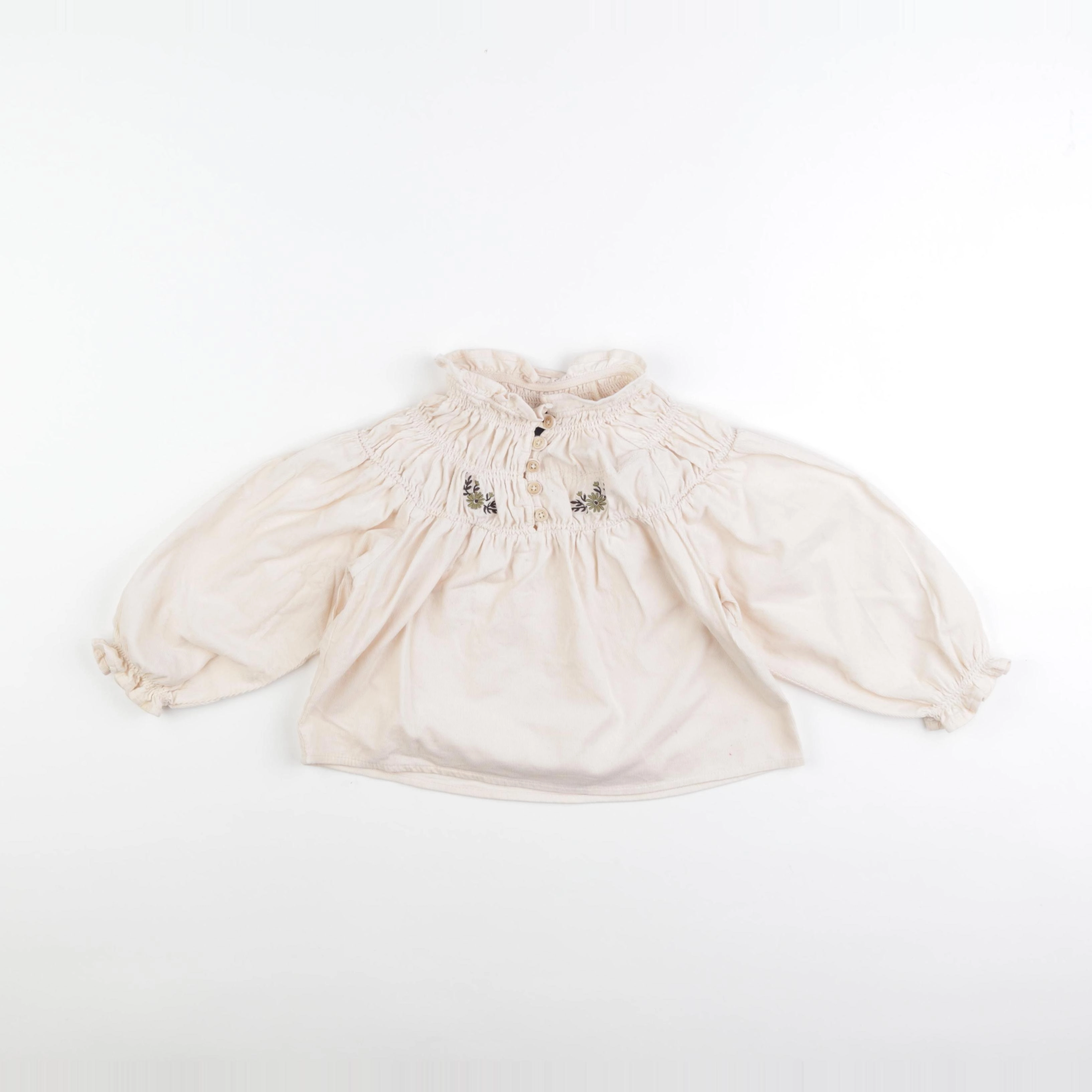 Monoprix - blouse beige - 5 ans