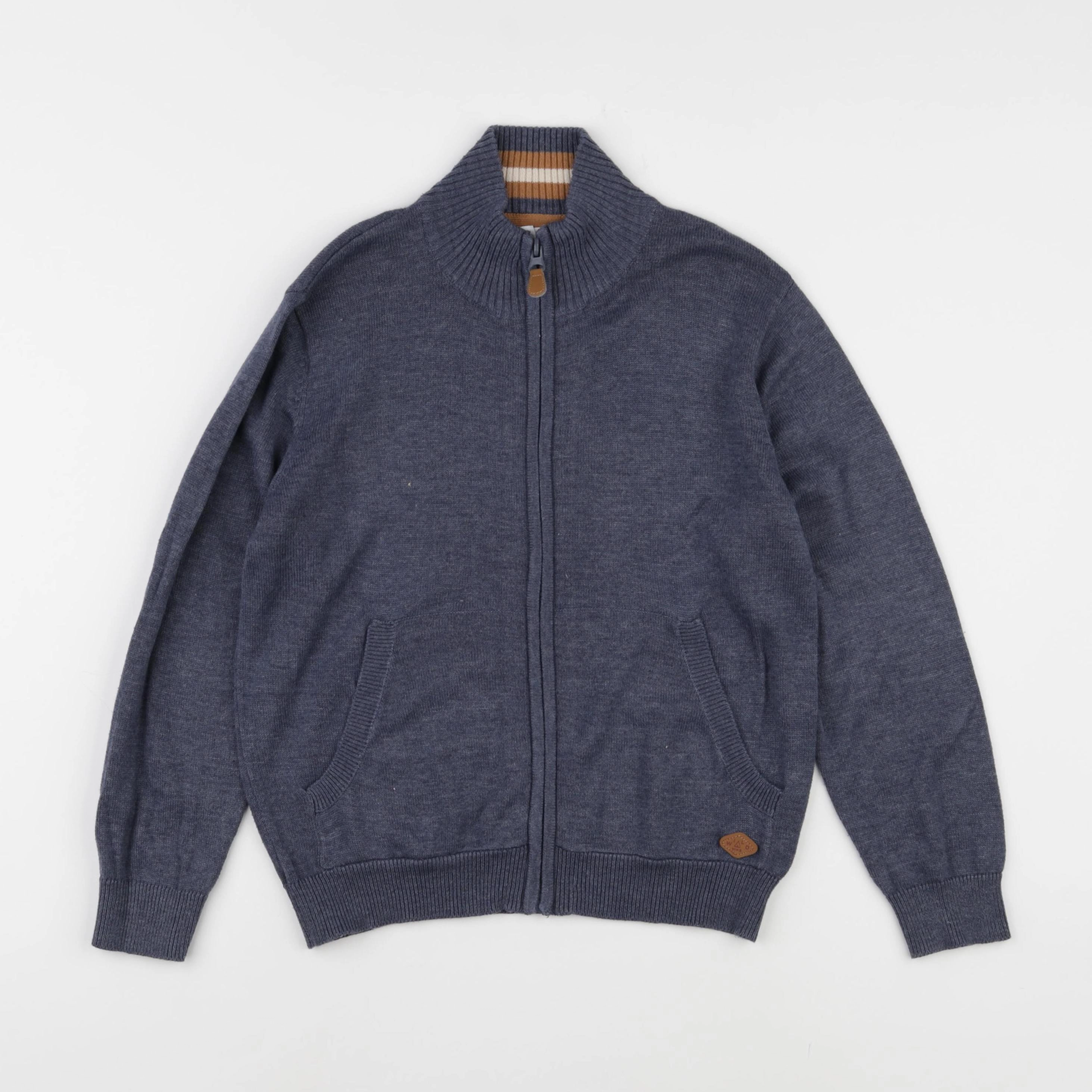 Vertbaudet - gilet bleu - 8 ans