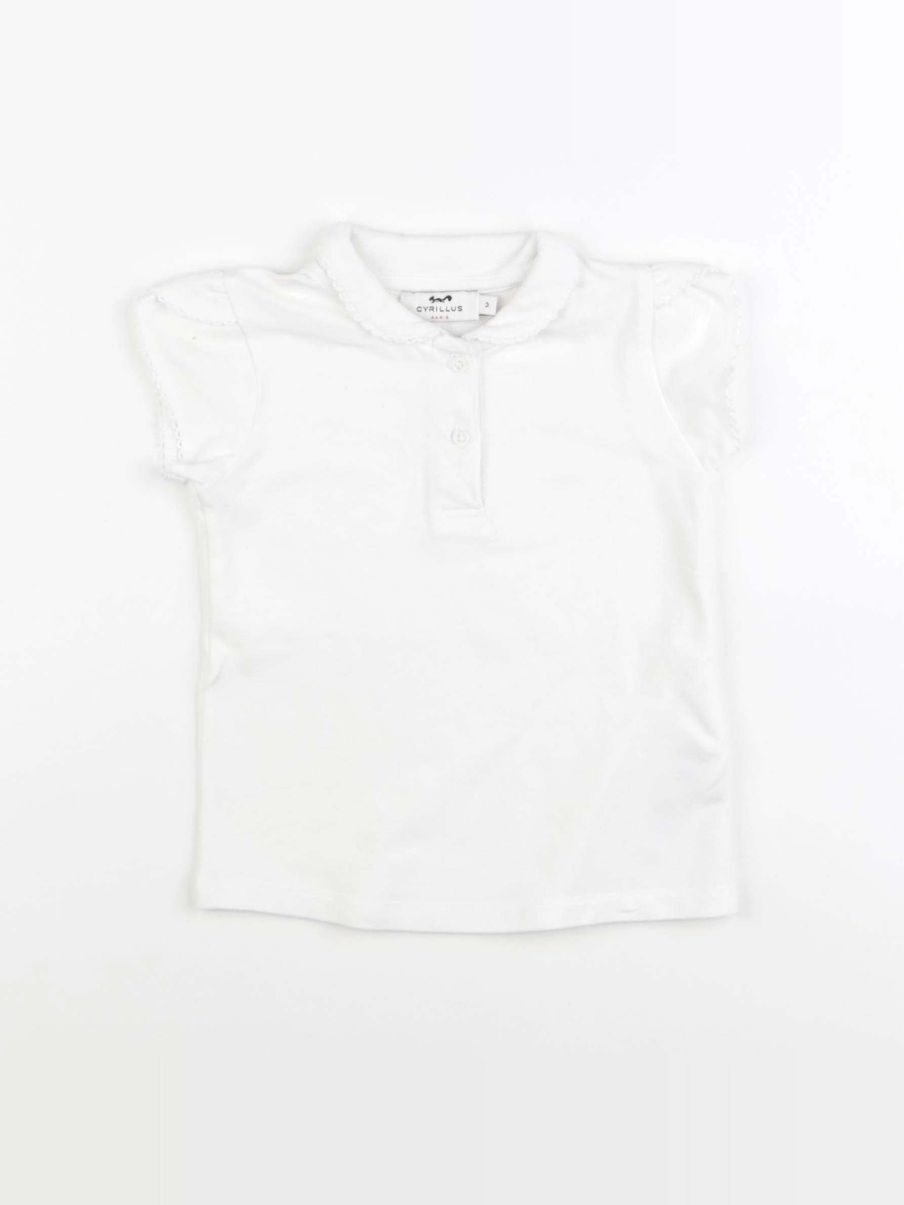 Cyrillus - polo blanc - 3 ans