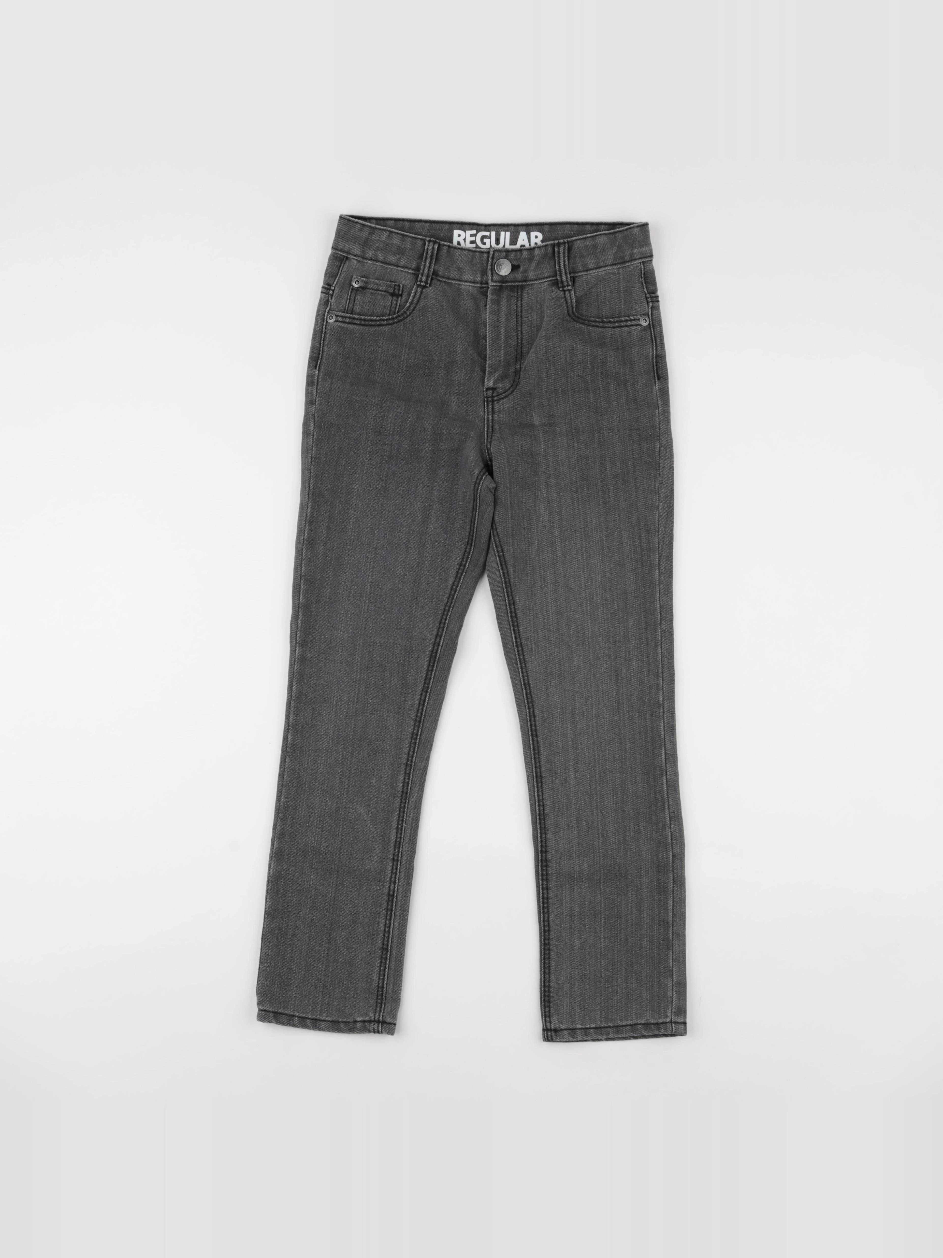 Vertbaudet - jean gris - 9 ans