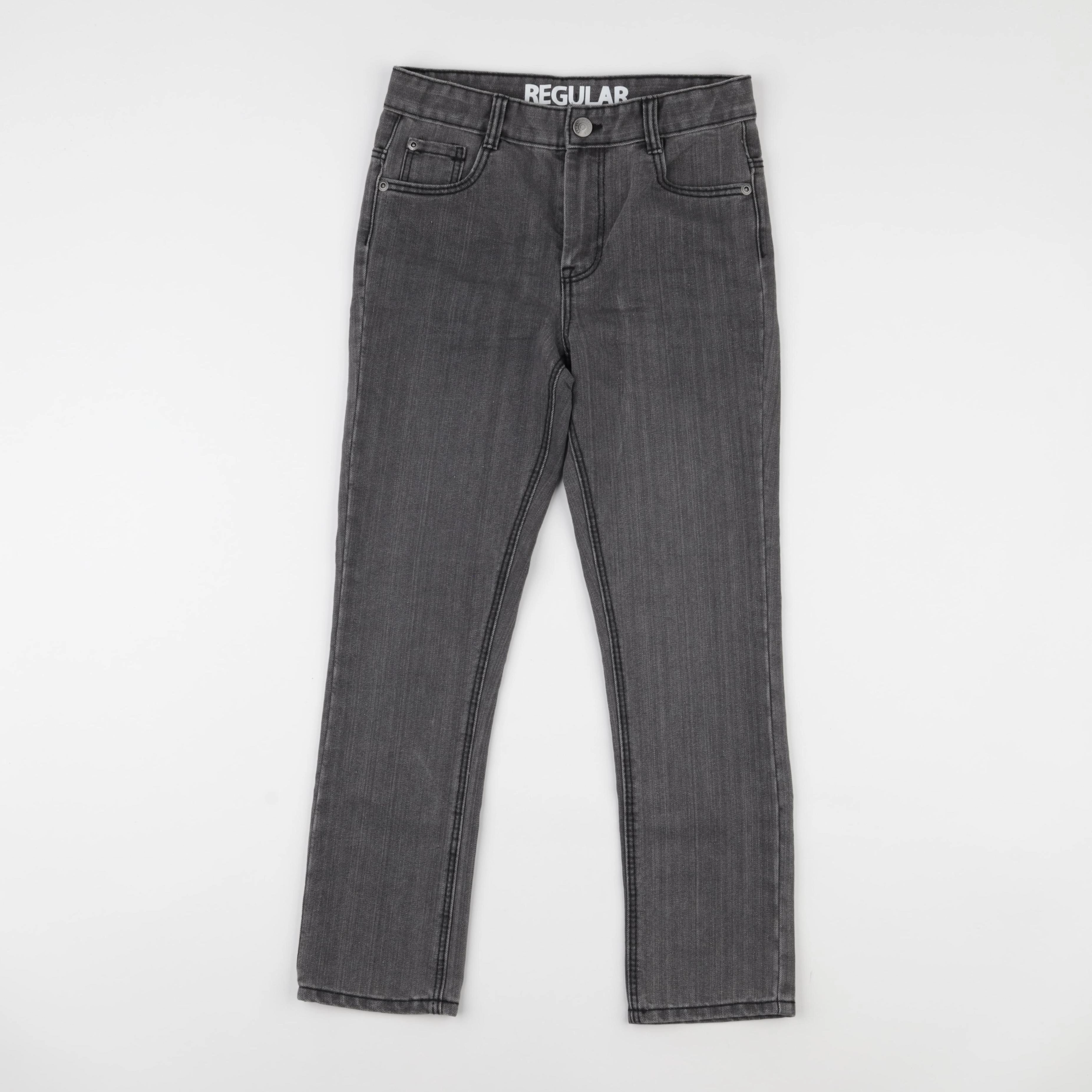 Vertbaudet - jean gris - 9 ans