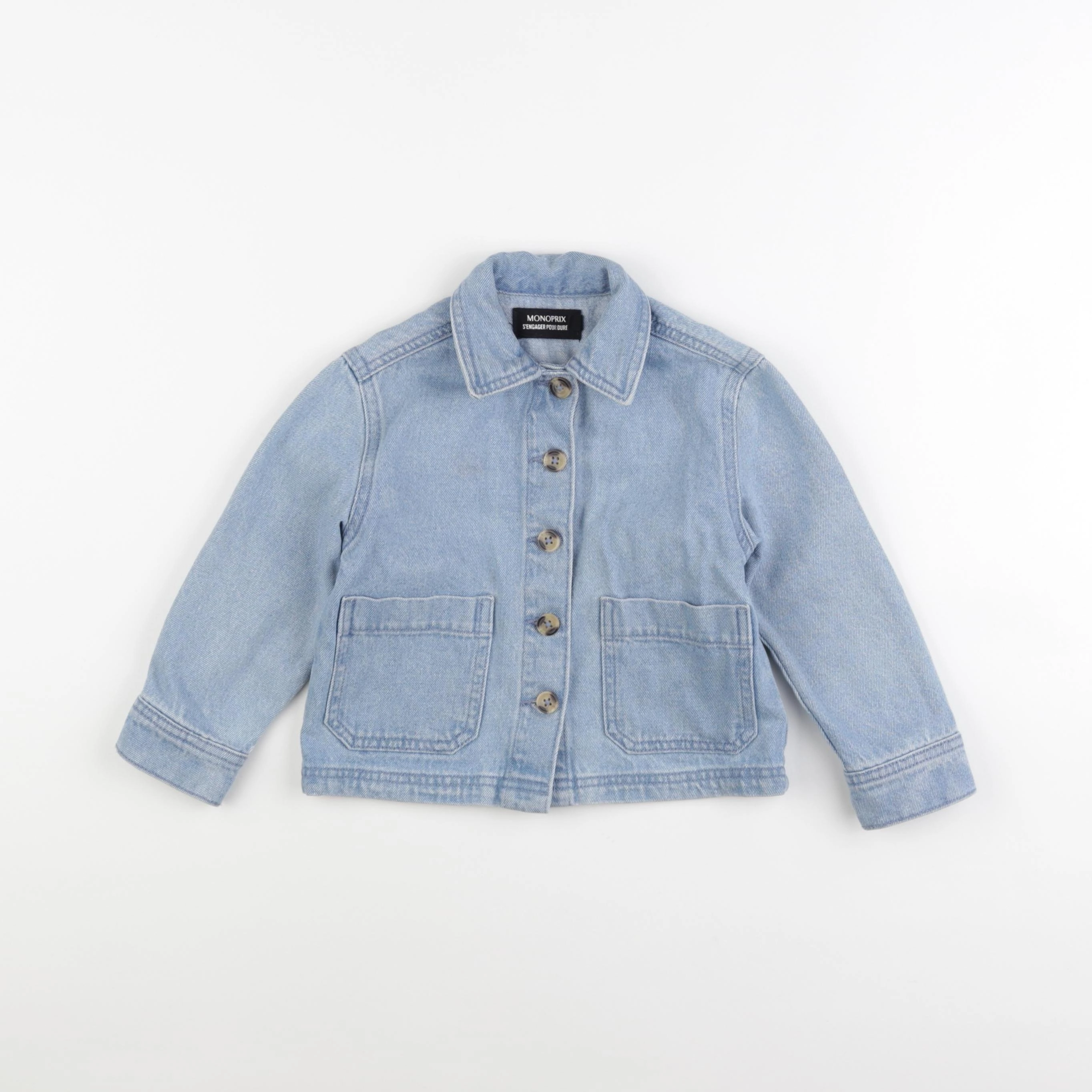 Monoprix - veste bleu - 3 ans