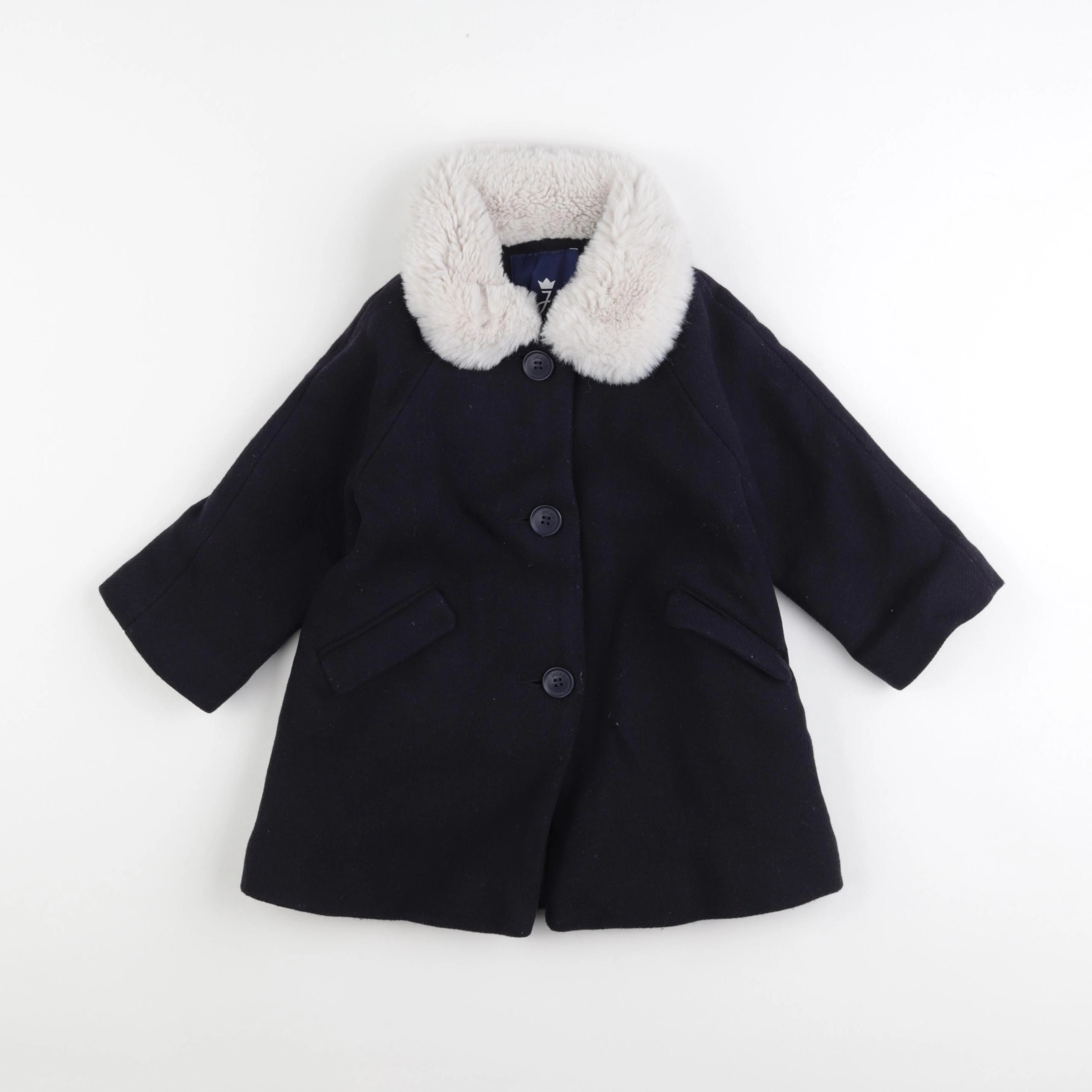 Jacadi - manteau bleu - 36 mois