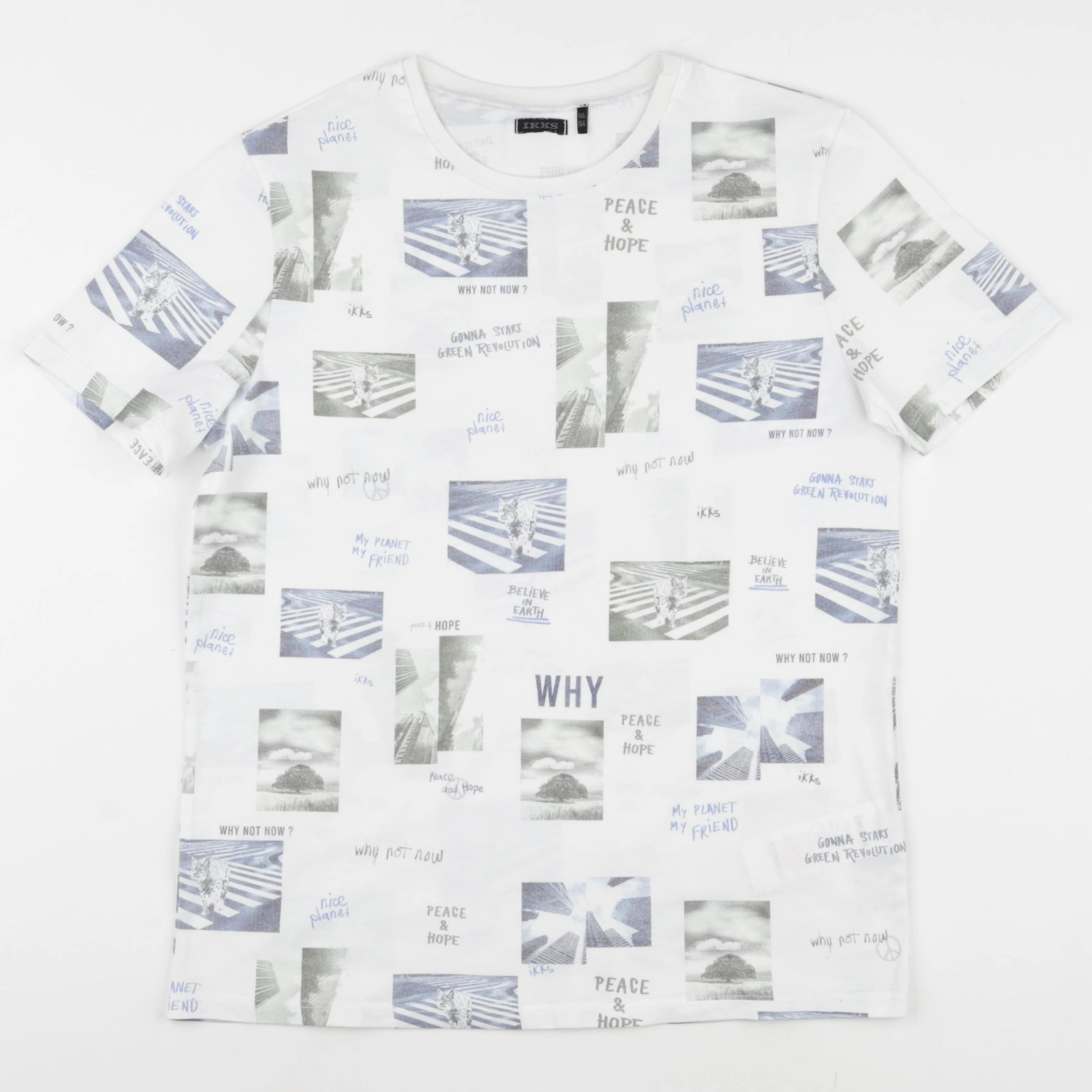 IKKS - tee-shirt blanc - 14 ans