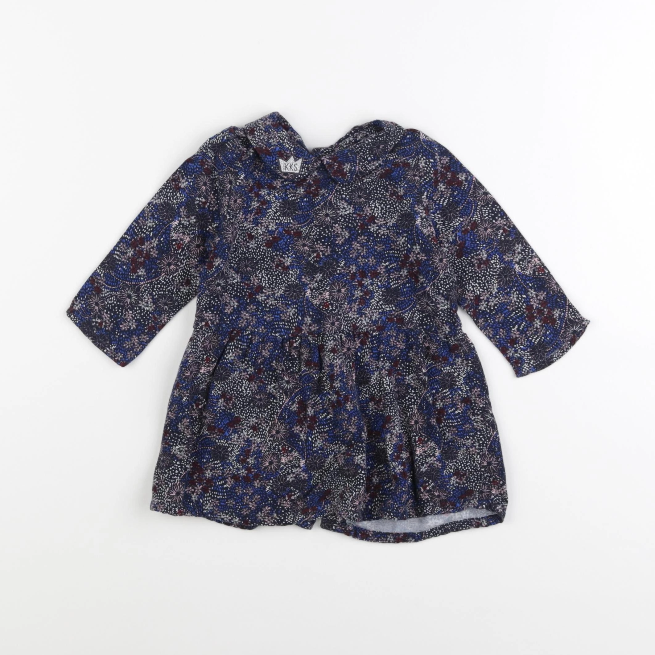 IKKS - robe bleu - 6 mois