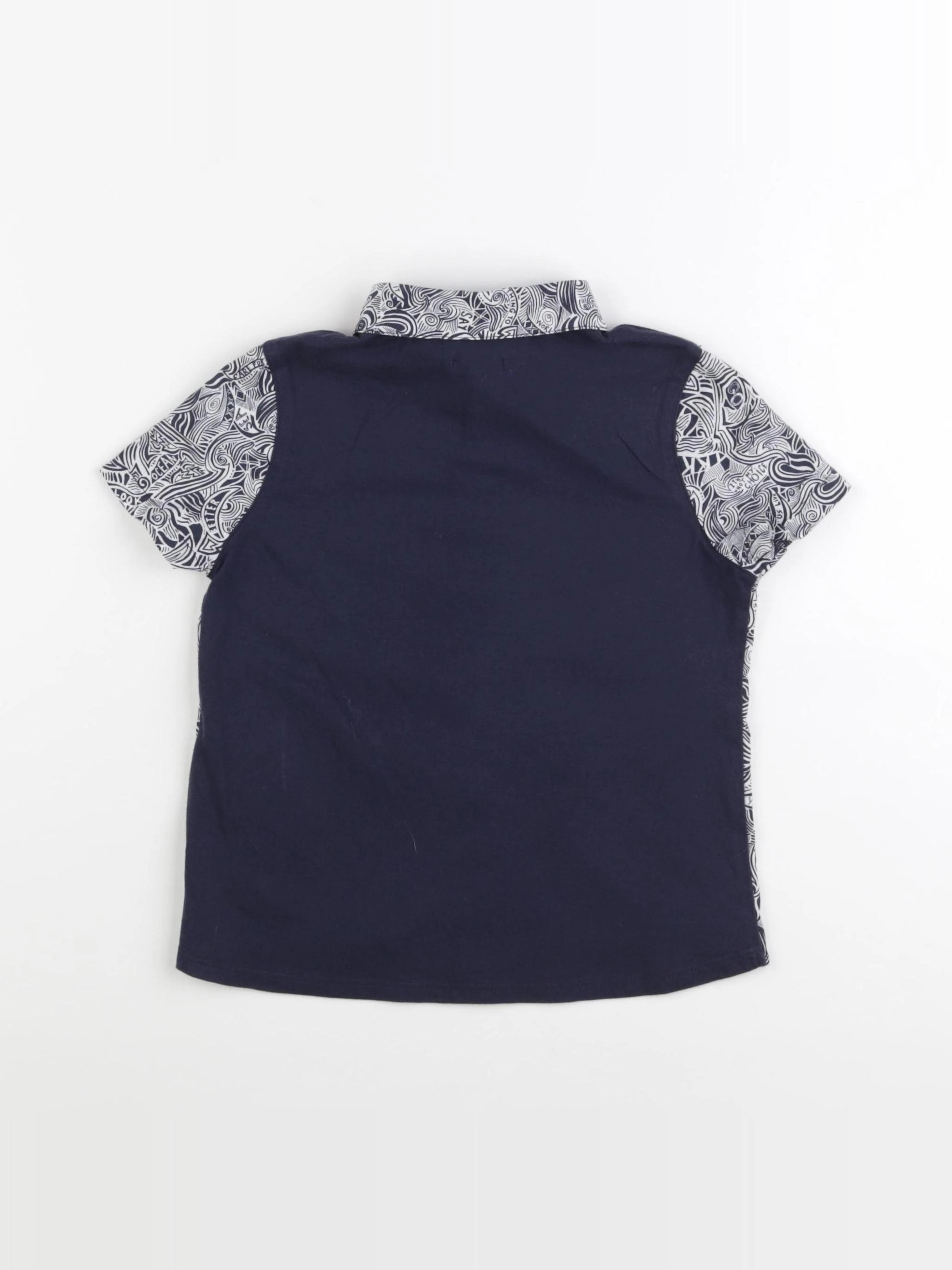 IKKS - chemise bleu, blanc - 3 ans