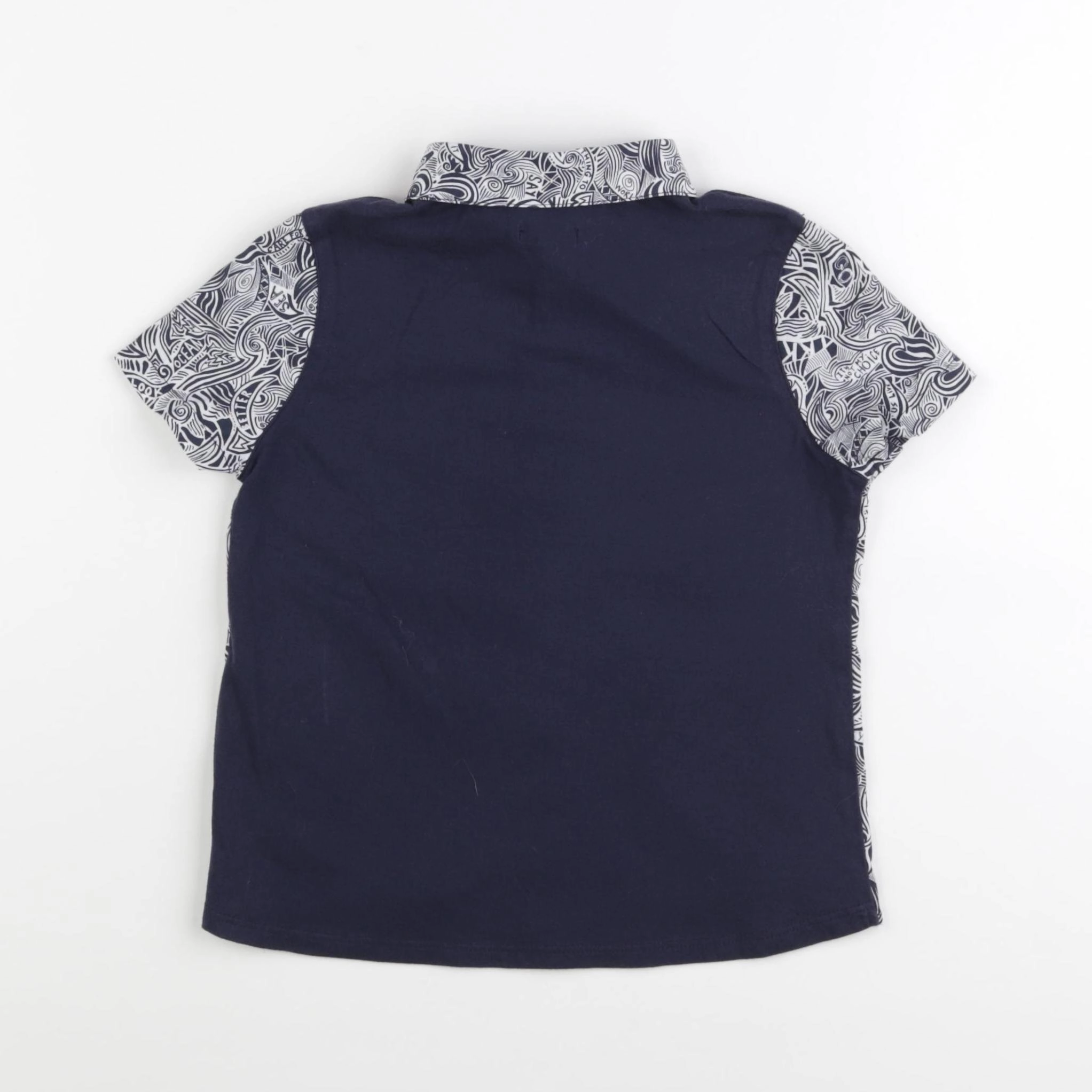 IKKS - chemise bleu, blanc - 3 ans