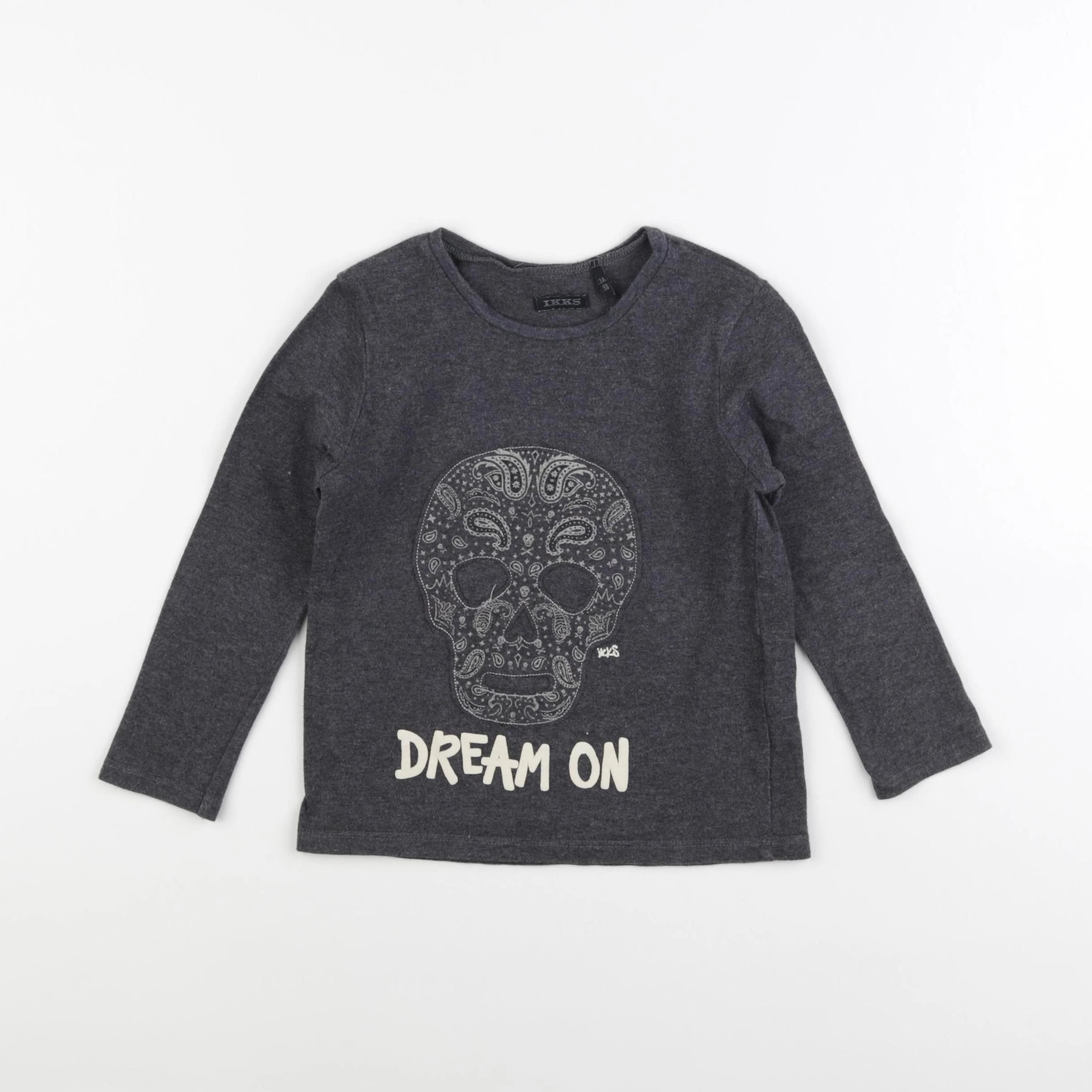 IKKS - tee-shirt gris - 3 ans