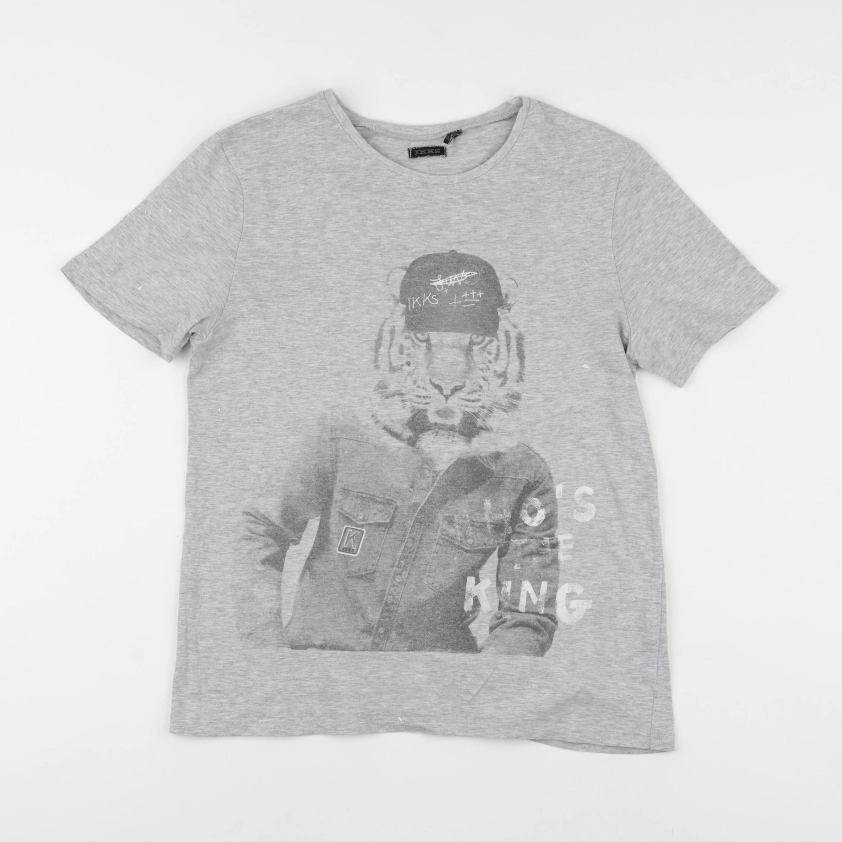IKKS - tee-shirt gris - 12 ans