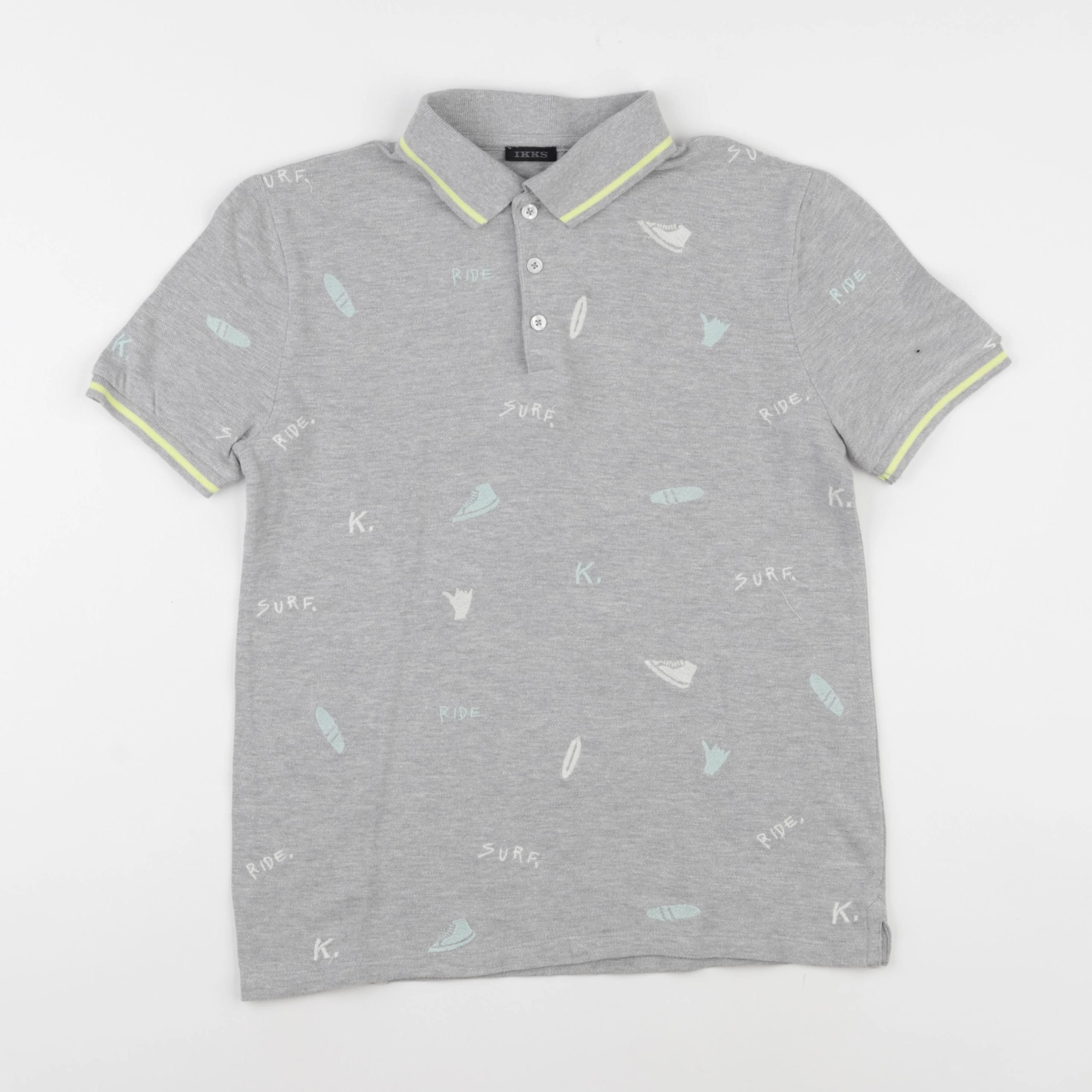 IKKS - polo gris - 12 ans