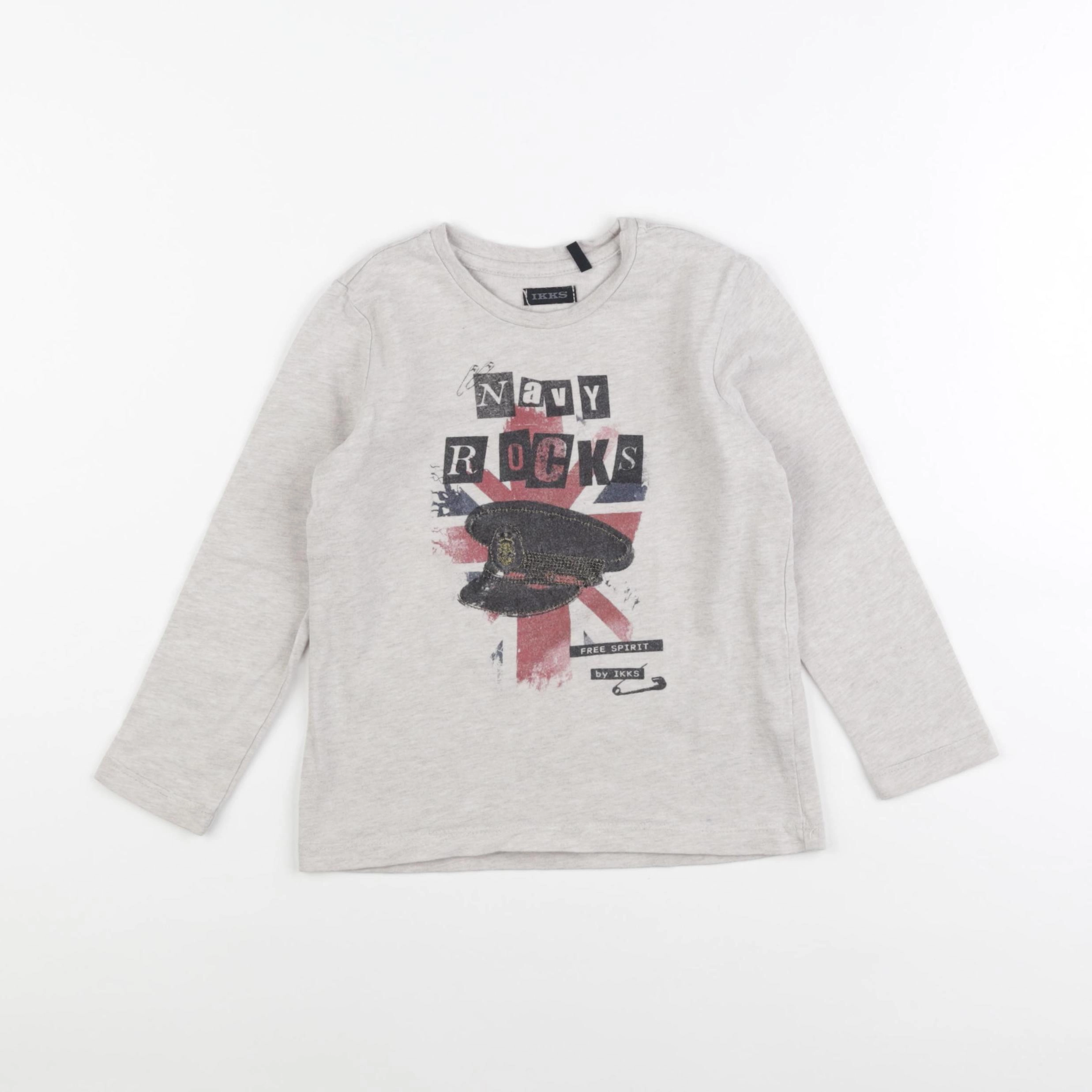 IKKS - tee-shirt gris - 3 ans