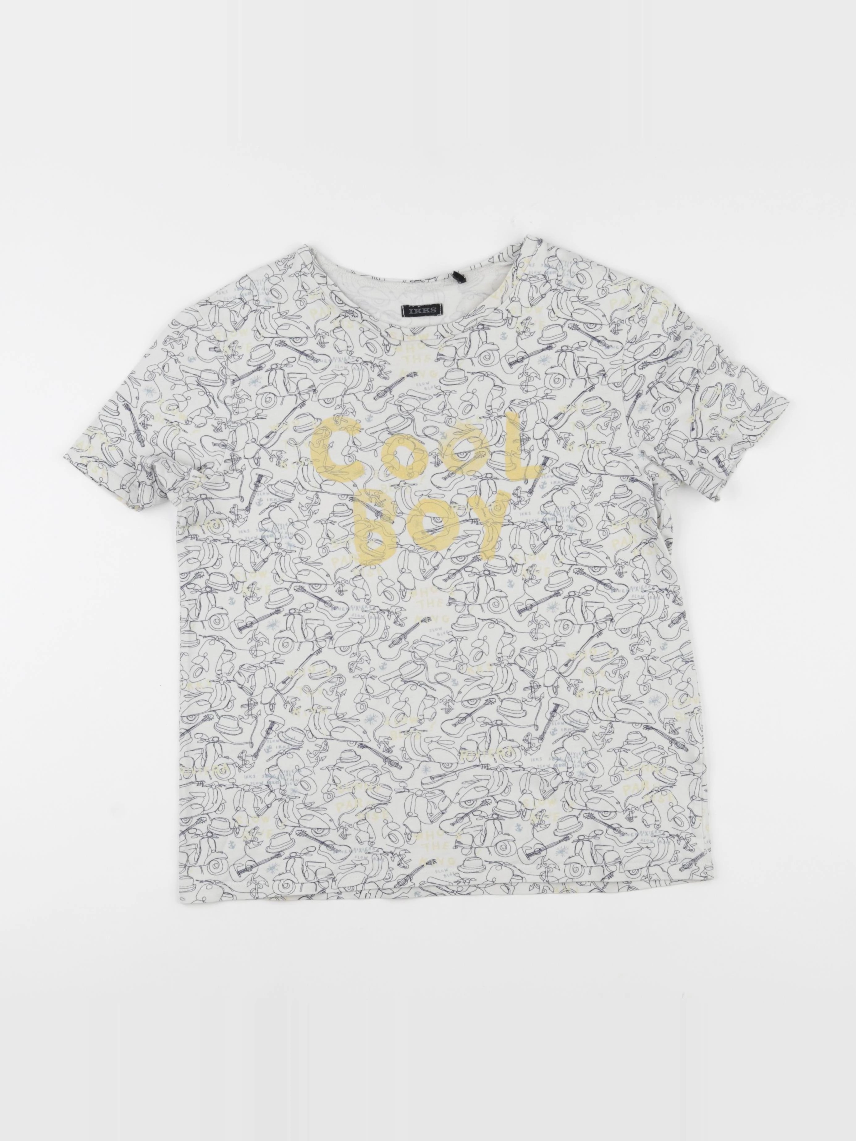 IKKS - tee-shirt beige - 12 ans