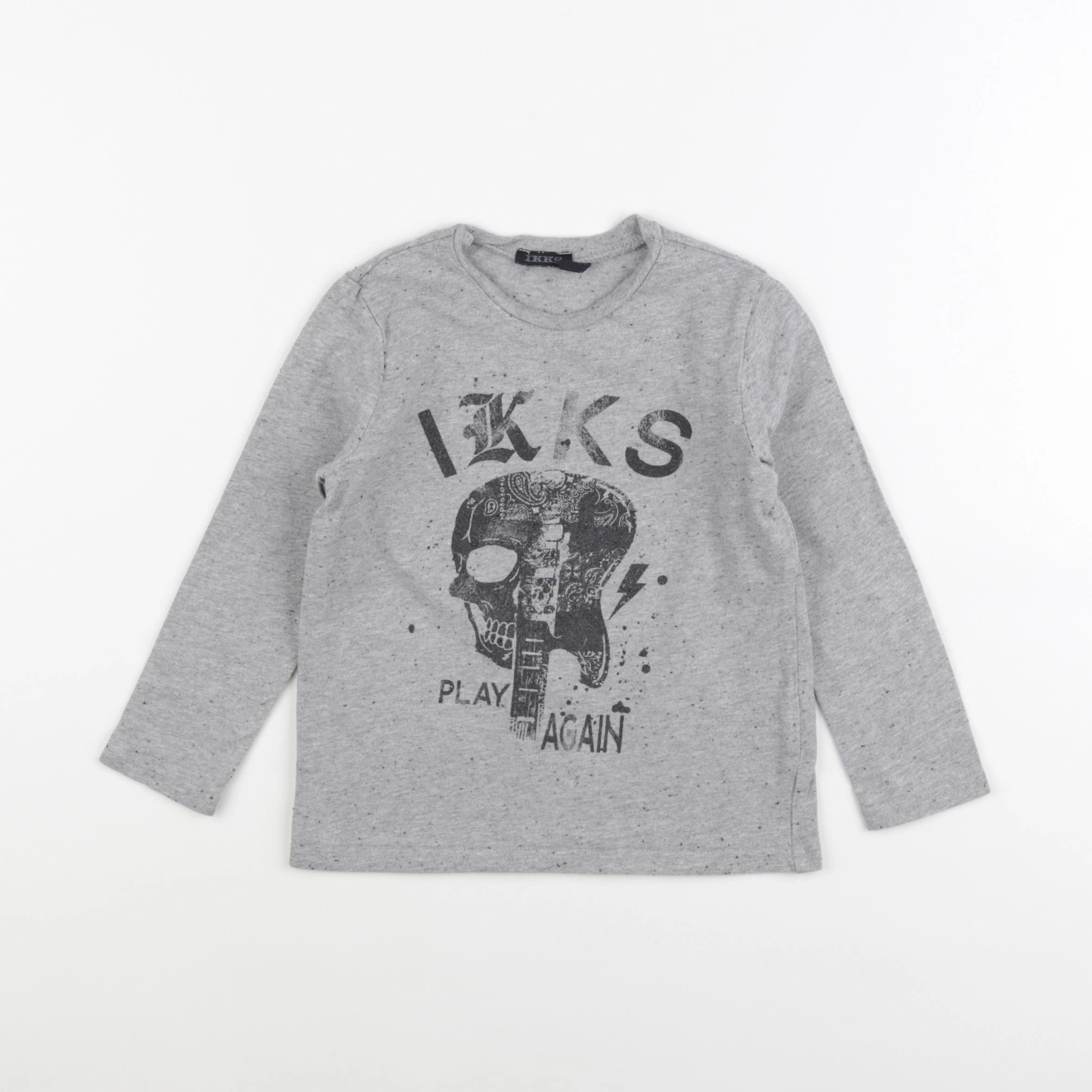 IKKS - tee-shirt gris - 3 ans