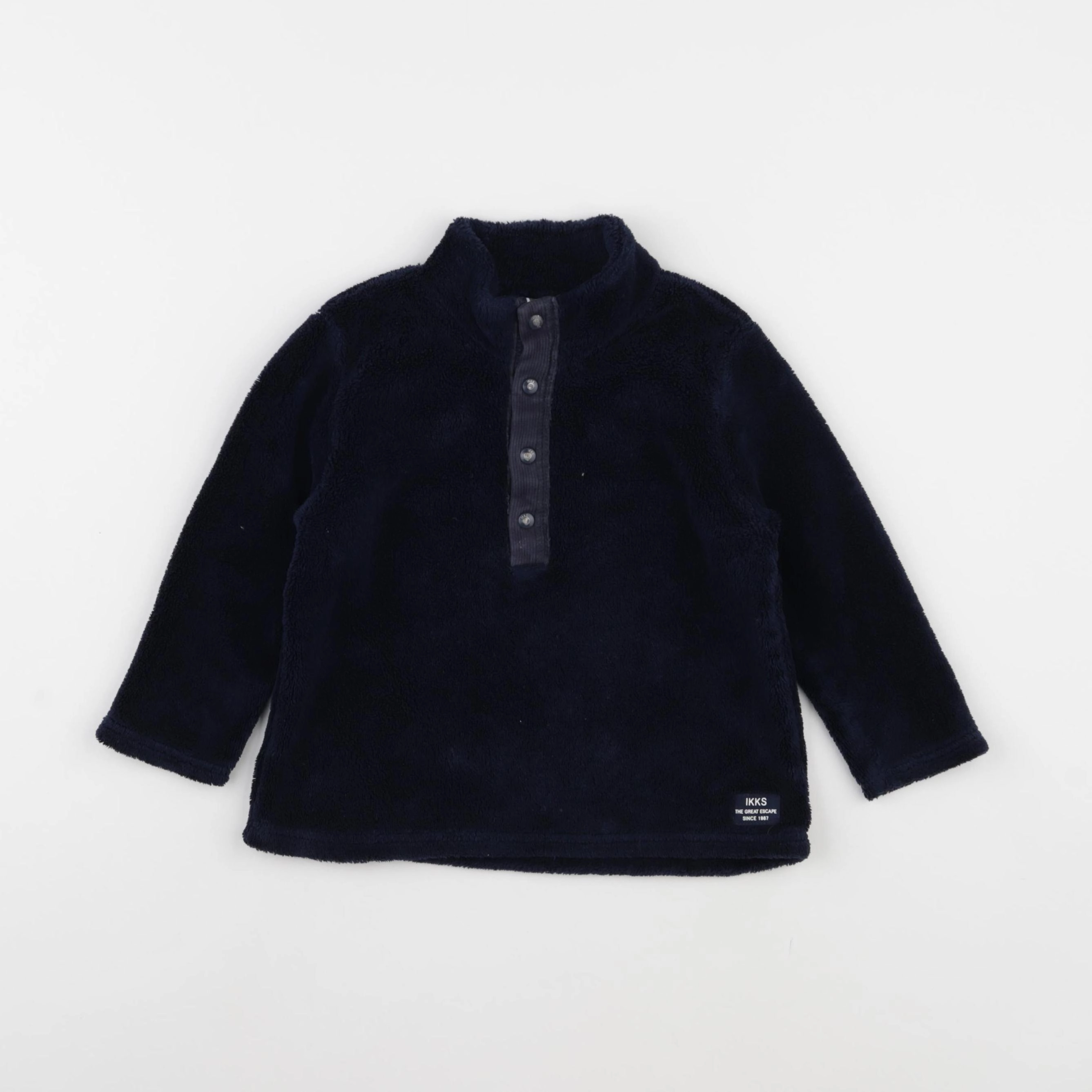 IKKS - sweat imprimé au dos bleu - 2 ans