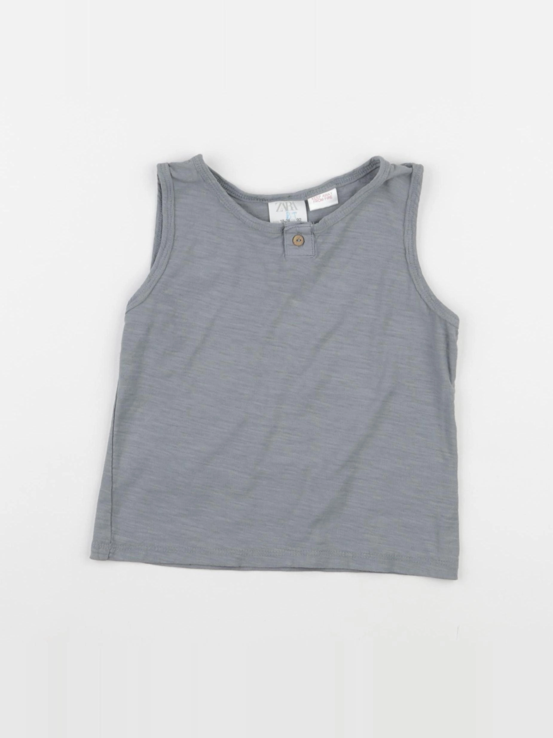 Zara - débardeur gris - 18/24 mois
