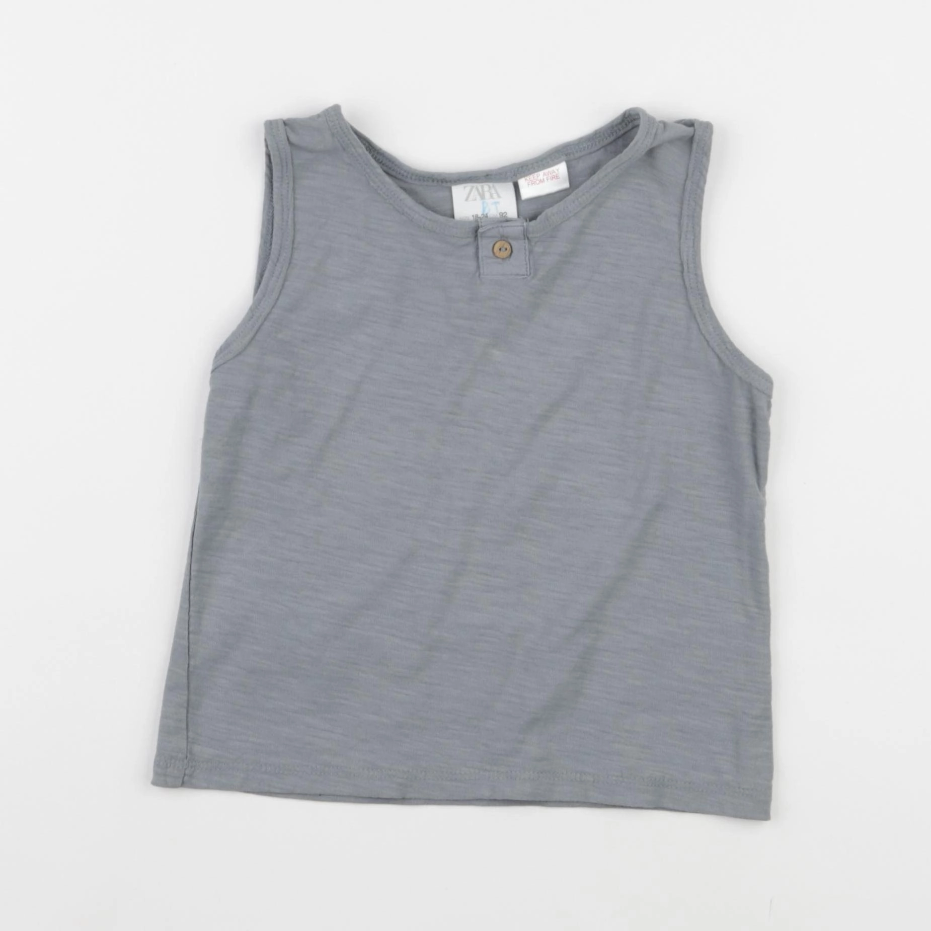 Zara - débardeur gris - 18/24 mois